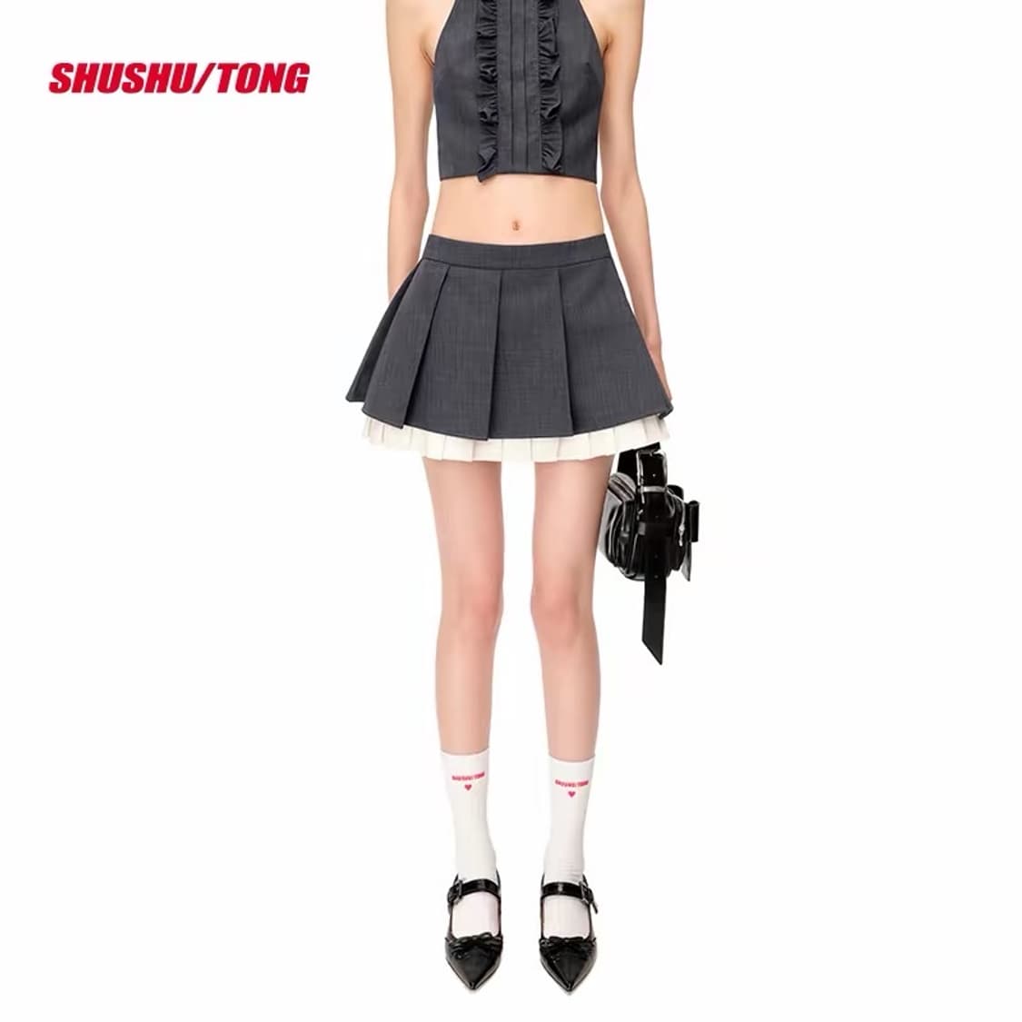 슈슈통 플리츠 스커트 상품이미지1