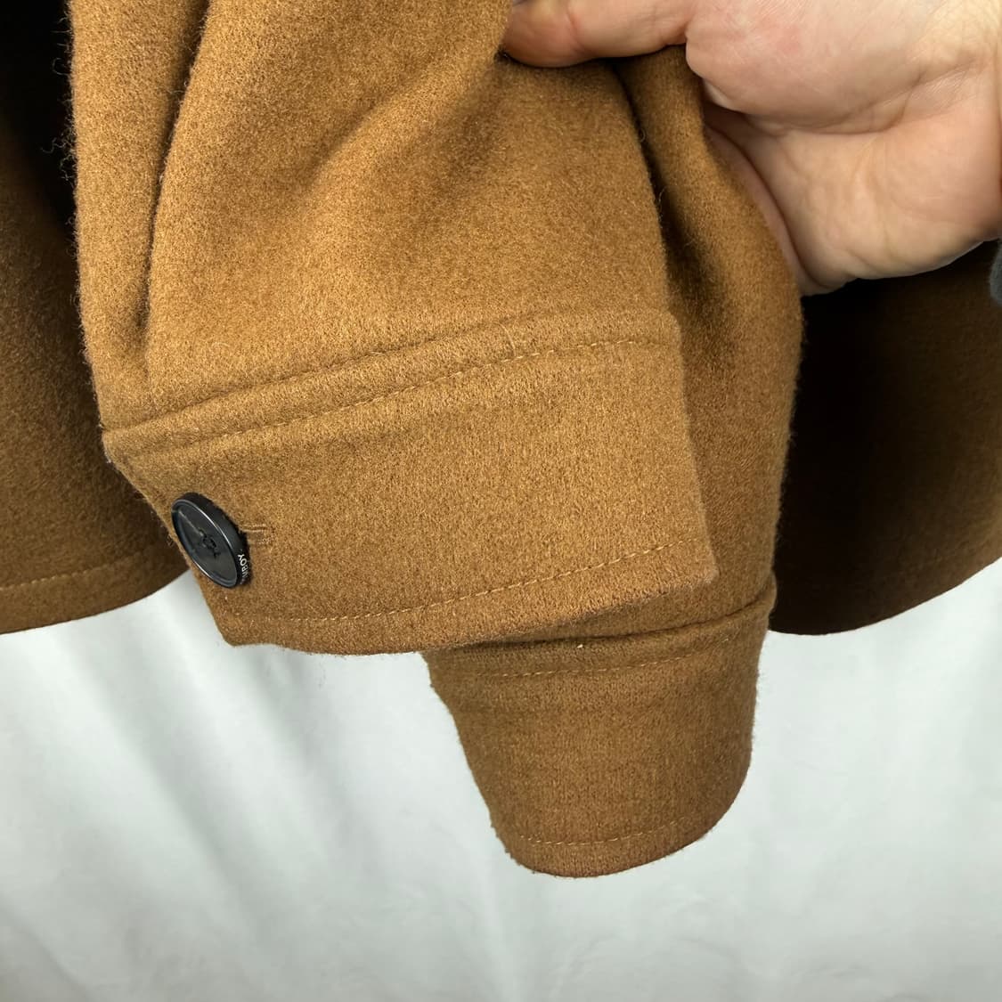 (F) 스튜디오톰보이 A라인 플레어 하프 울 자켓 브라운 상품이미지5