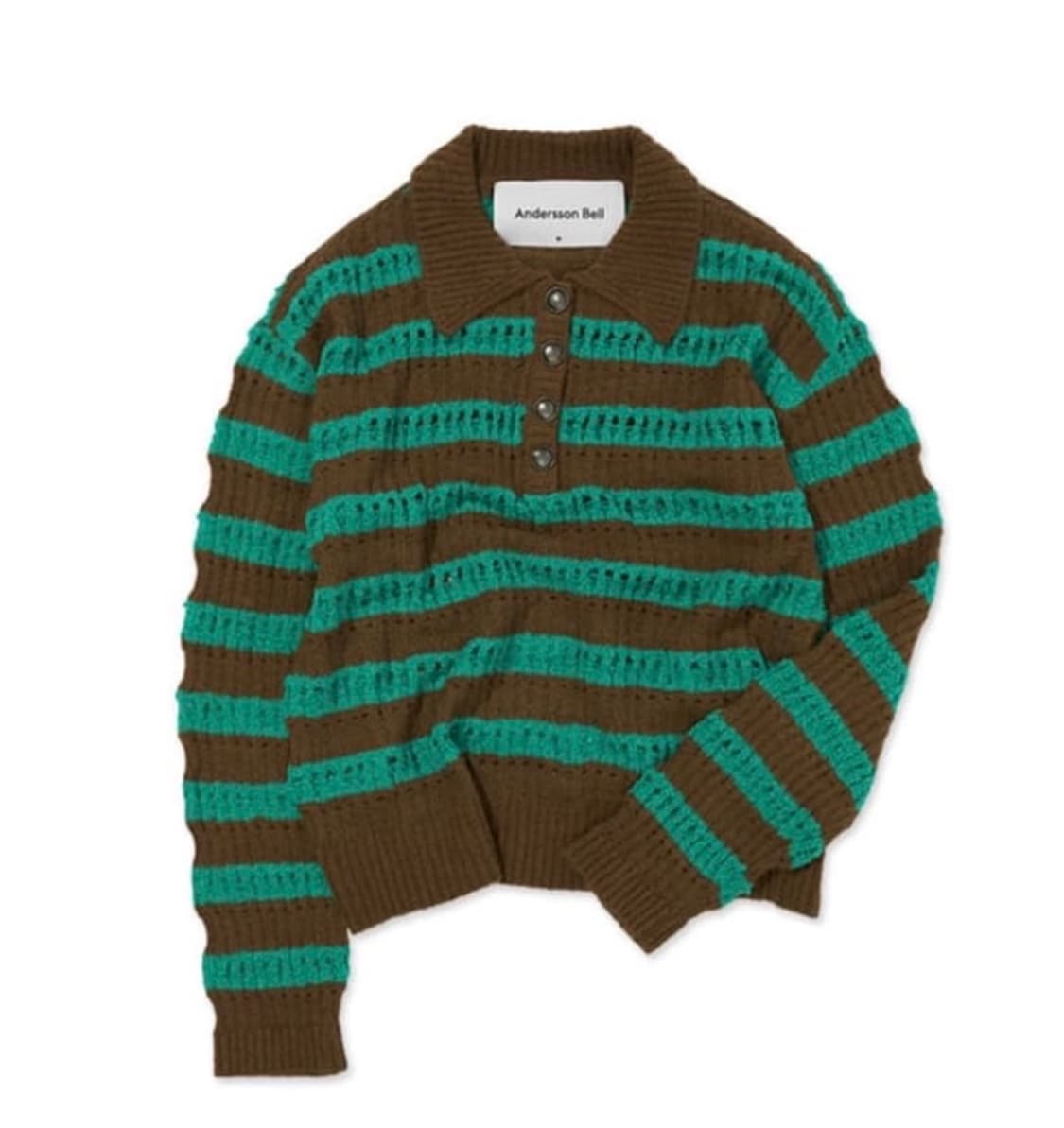 앤더슨벨 버블 스트라이프 니트 상품이미지1