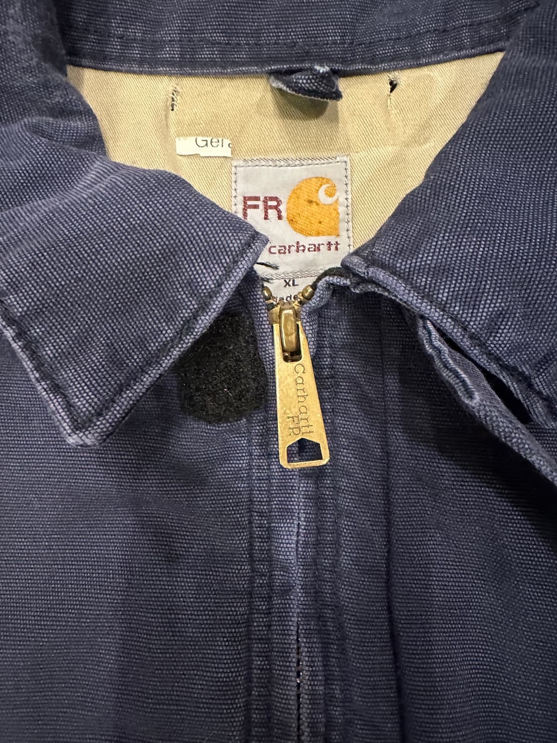 칼하트 FR 워크자켓 네이비 made in USA  XL 상품이미지5