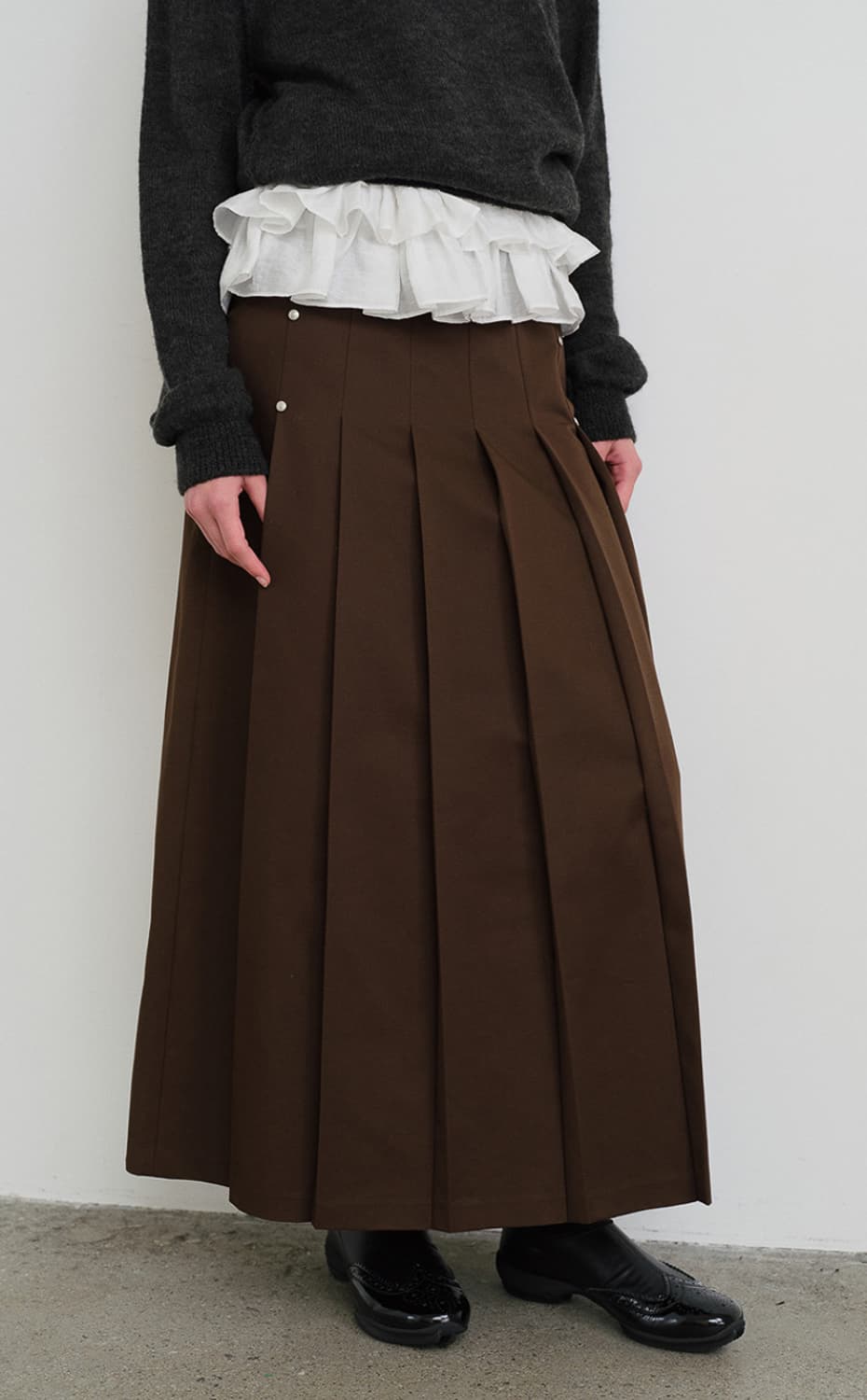버뮬라 Maxi pleats skirt 상품이미지2
