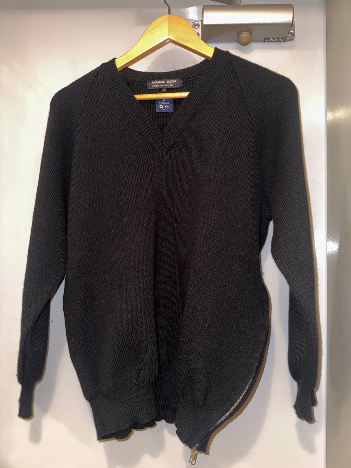Comme des garcons homme deux 집 브이넥 니트 상품이미지1