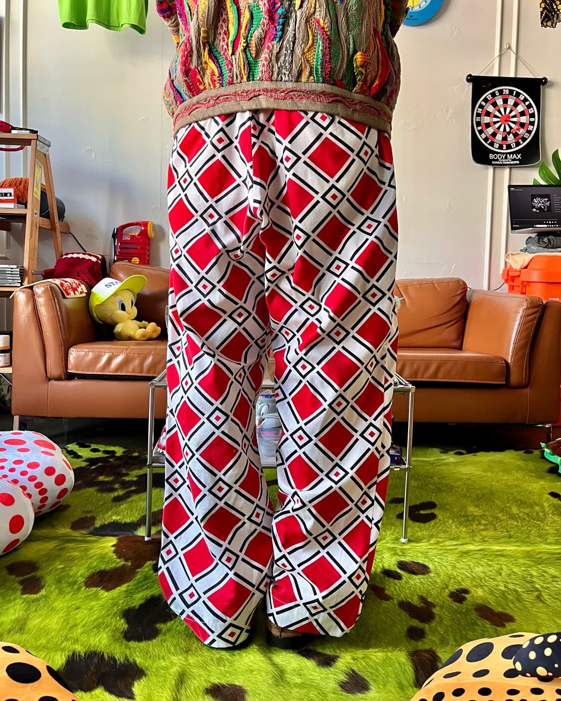 LOUD MOUTH U.S.A Crazy Pattern Old Pants 상품이미지2
