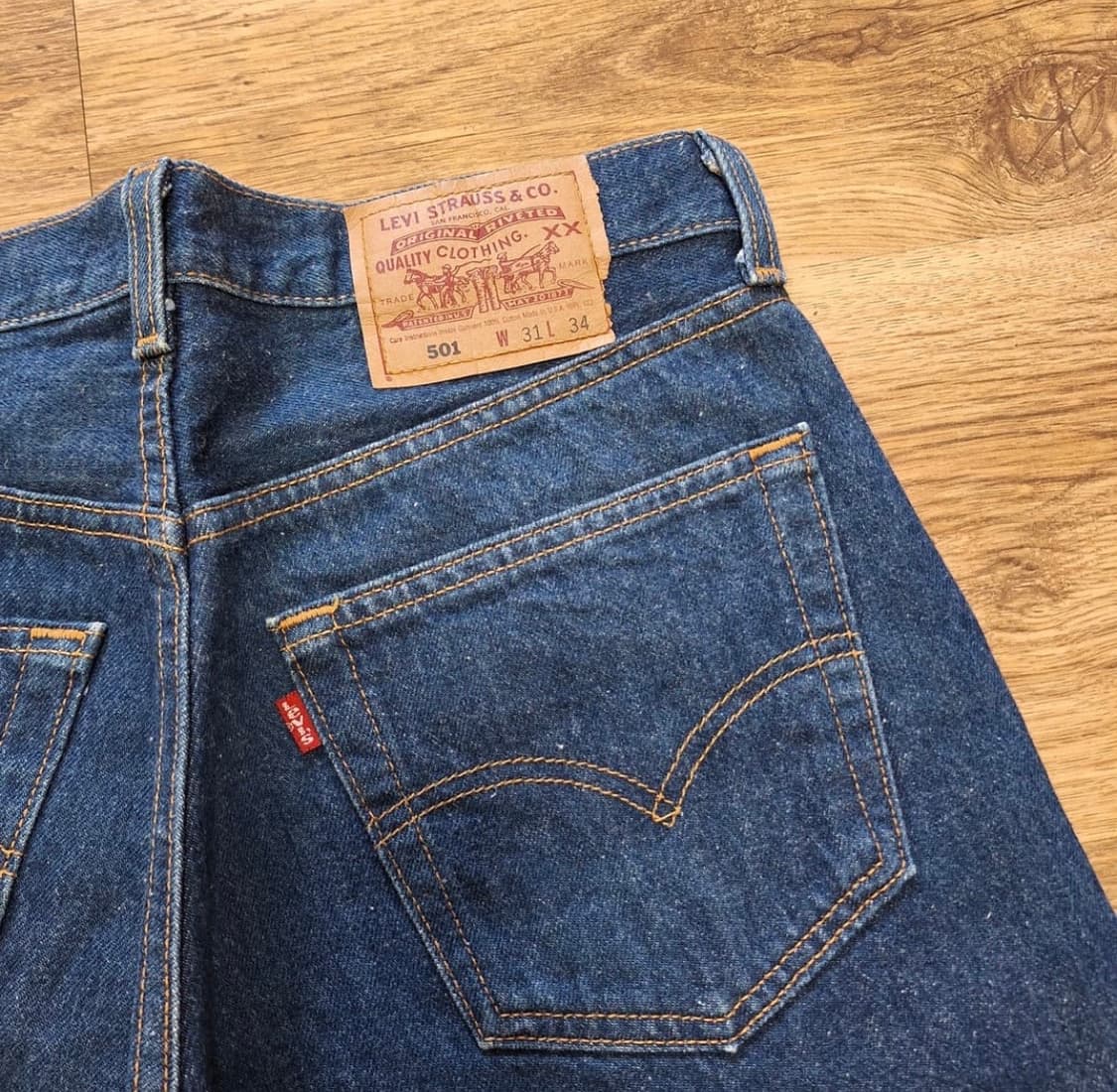 90s 미제 리바이스 501 W31 L34 상품이미지5
