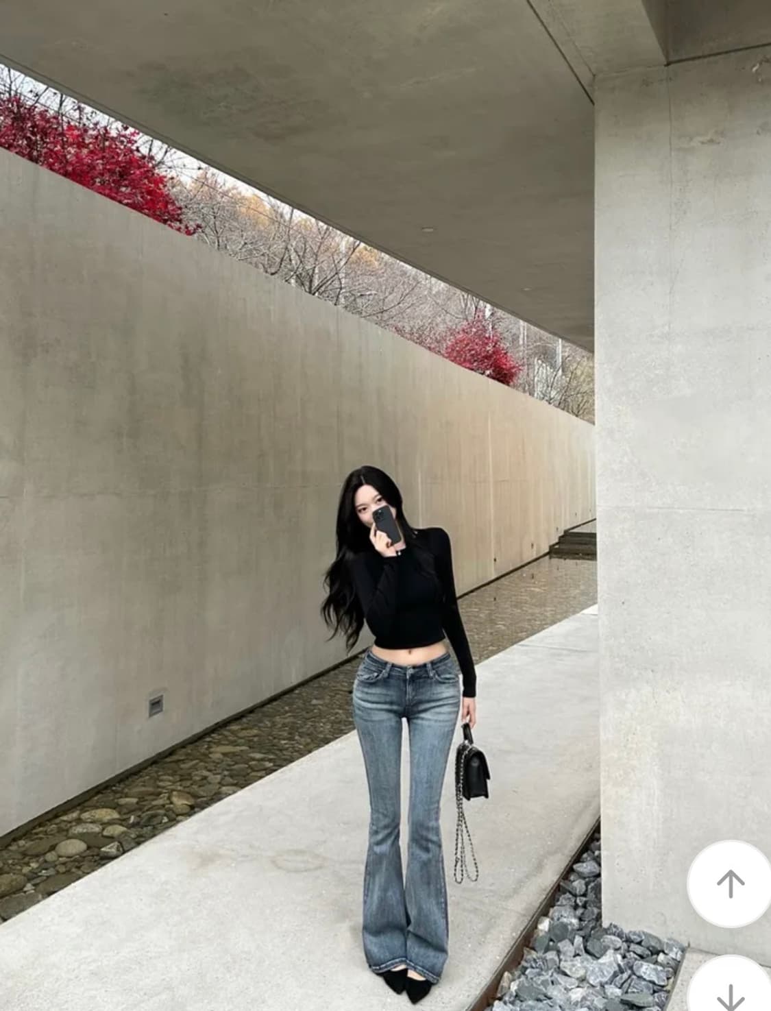 오브히 기모 핏츠 크롭 반팔티 라운드넥 기본티 그레이 화이트 블랙 상품이미지2