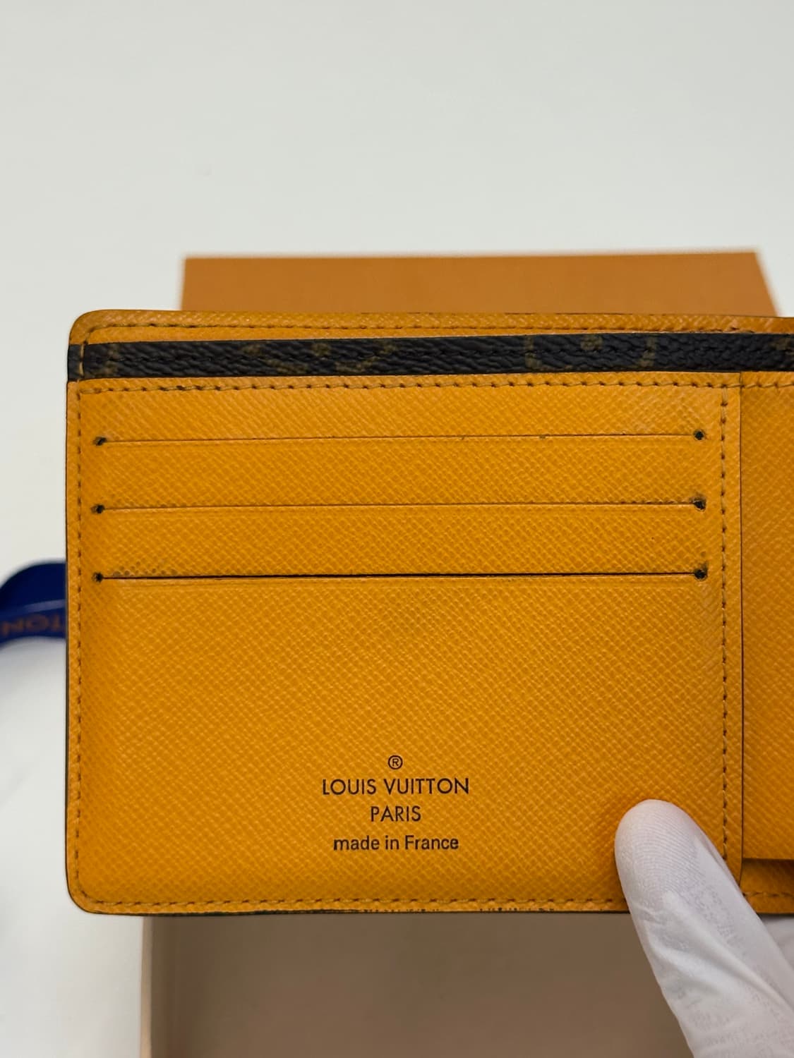 A / 루이비통 멀티플 월릿 모노그램 마카사르 사프란 옐로우 상품이미지5