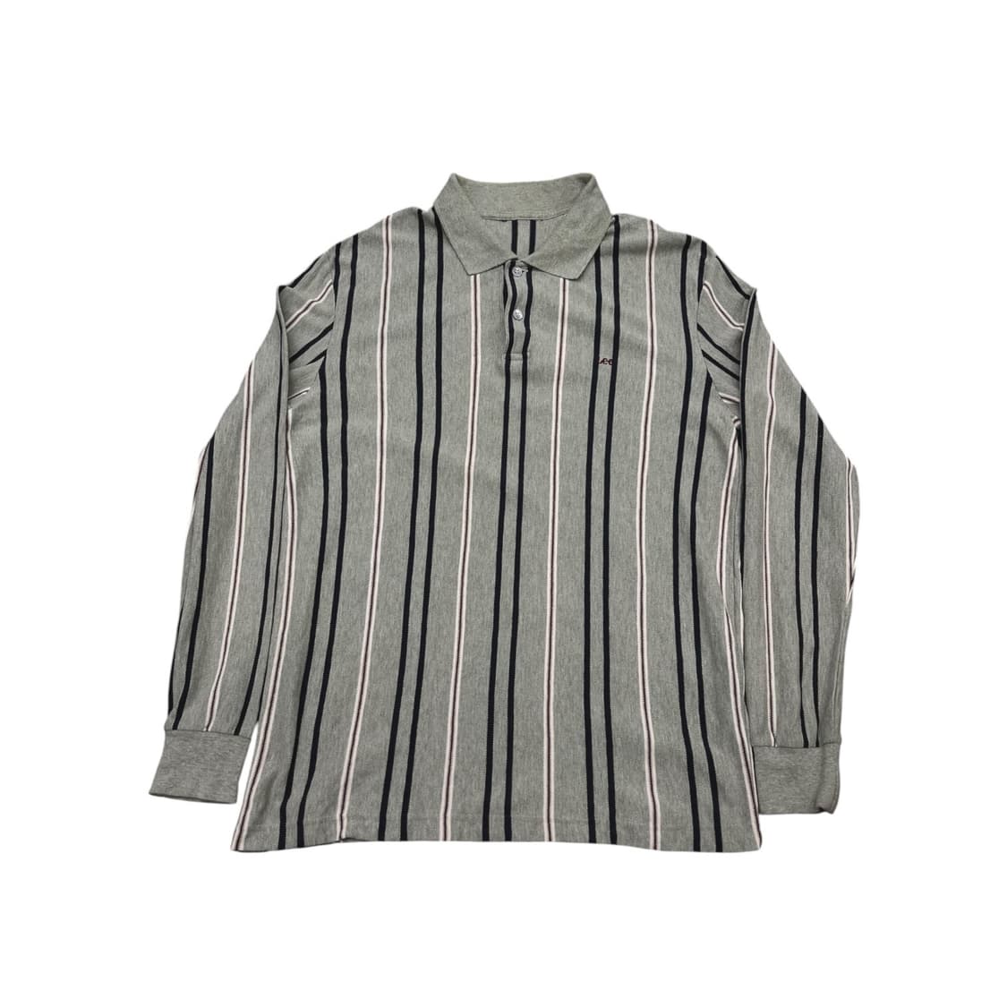 90s 쌍방울 리 스트라이프 카라 롱슬리브 상품이미지2