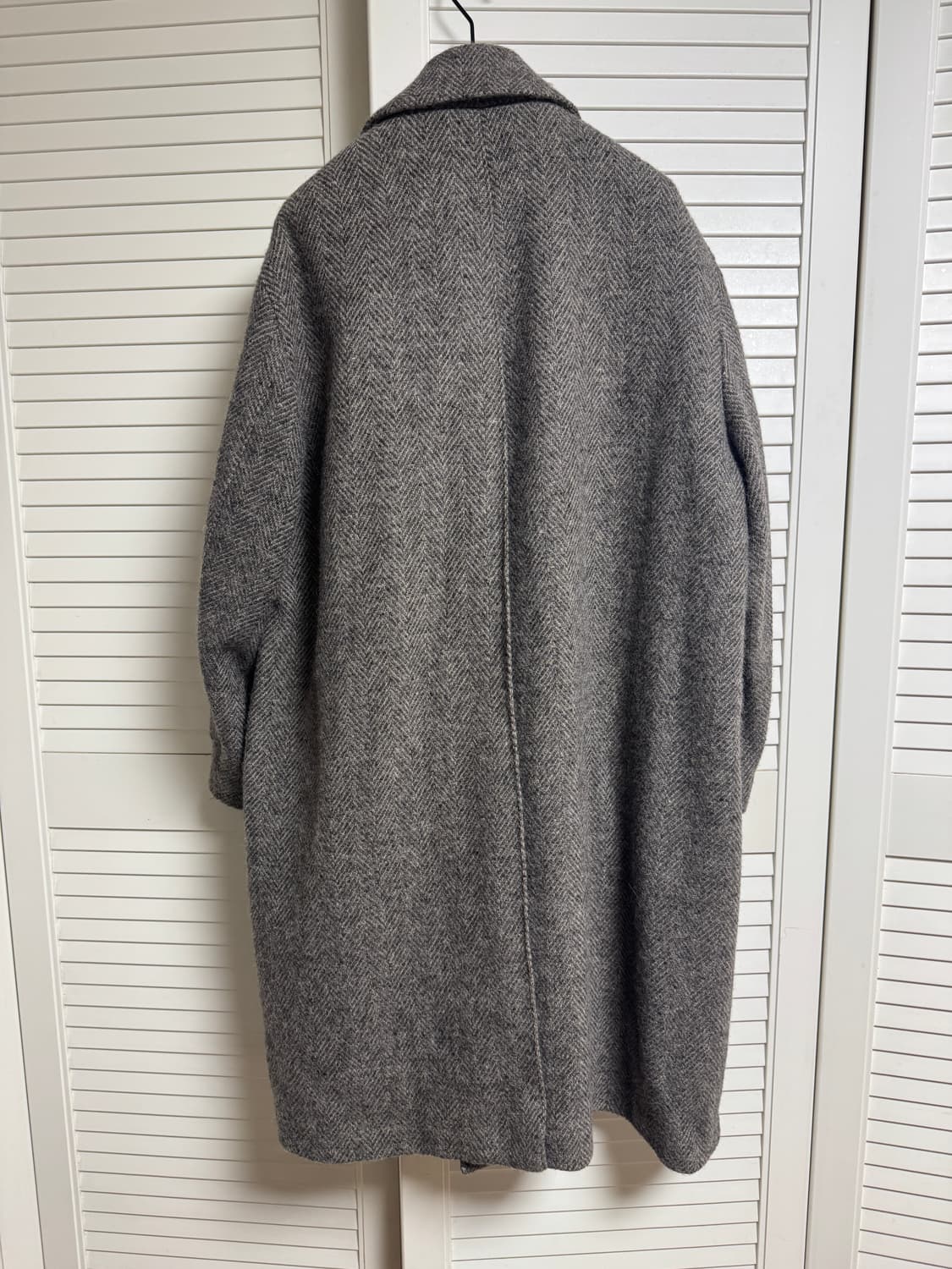 23FW 삼성물산 비이커 헤링본 트위드 발마칸 맥코트 오버핏 1 상품이미지5