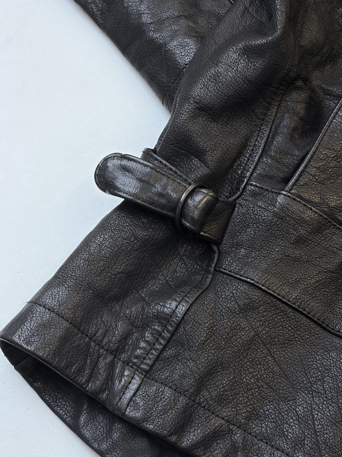 바나나리퍼블릭 카우 레더 바이커 자켓 상품이미지7