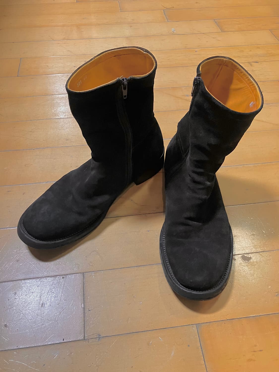 Japanese 하드 드레이프 스웨이드 부츠 42 (270) 상품이미지3