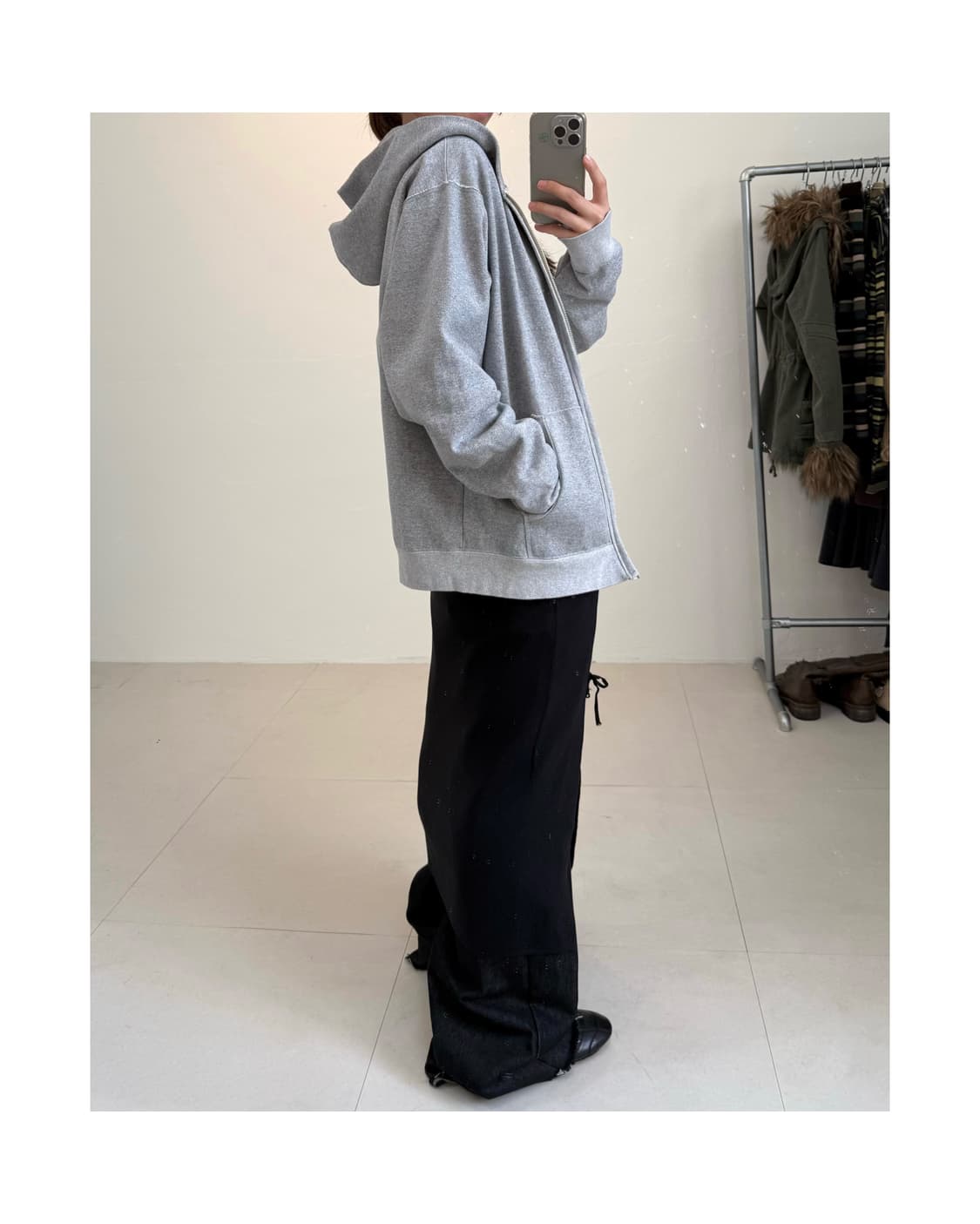 빈티지 후드집업 상품이미지2