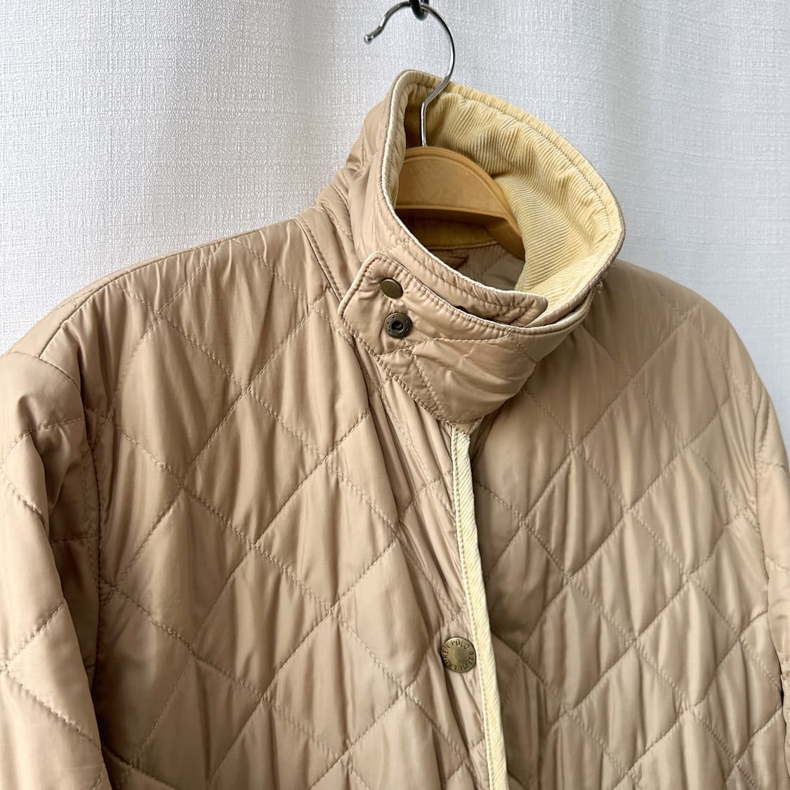 랄프로렌 퀼팅 코트 자켓 베이지 S 상품이미지6