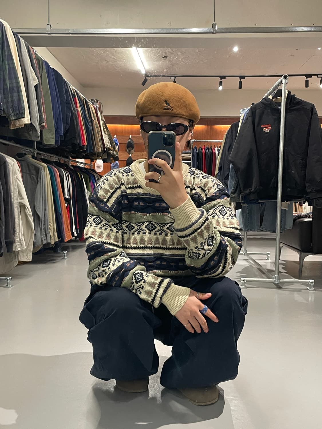 빈티지 케이블 니트   상품이미지3