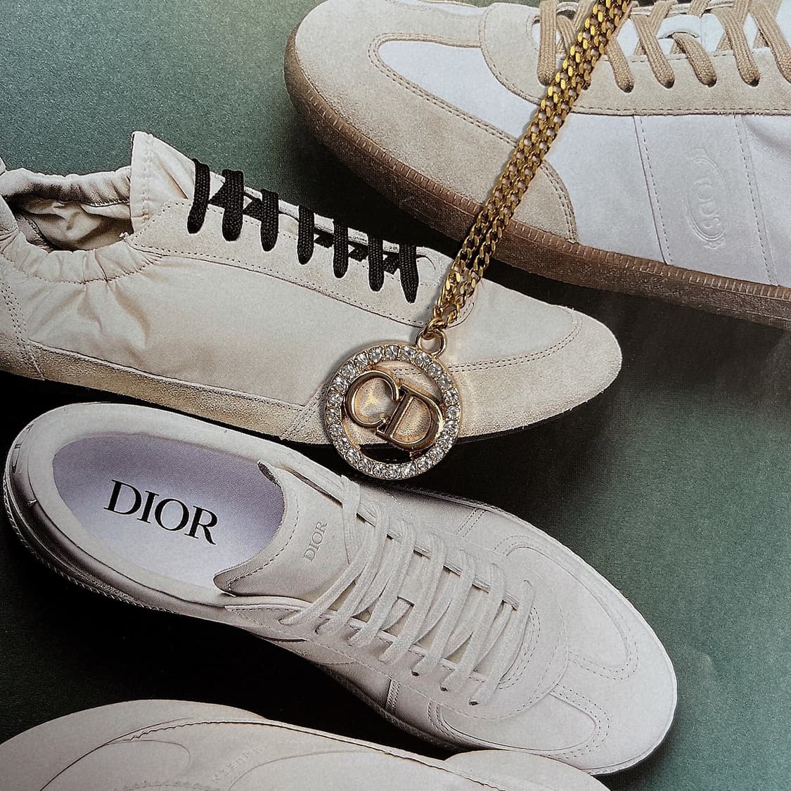 디올 CD 서클 라인 다이아 목걸이 상품이미지3