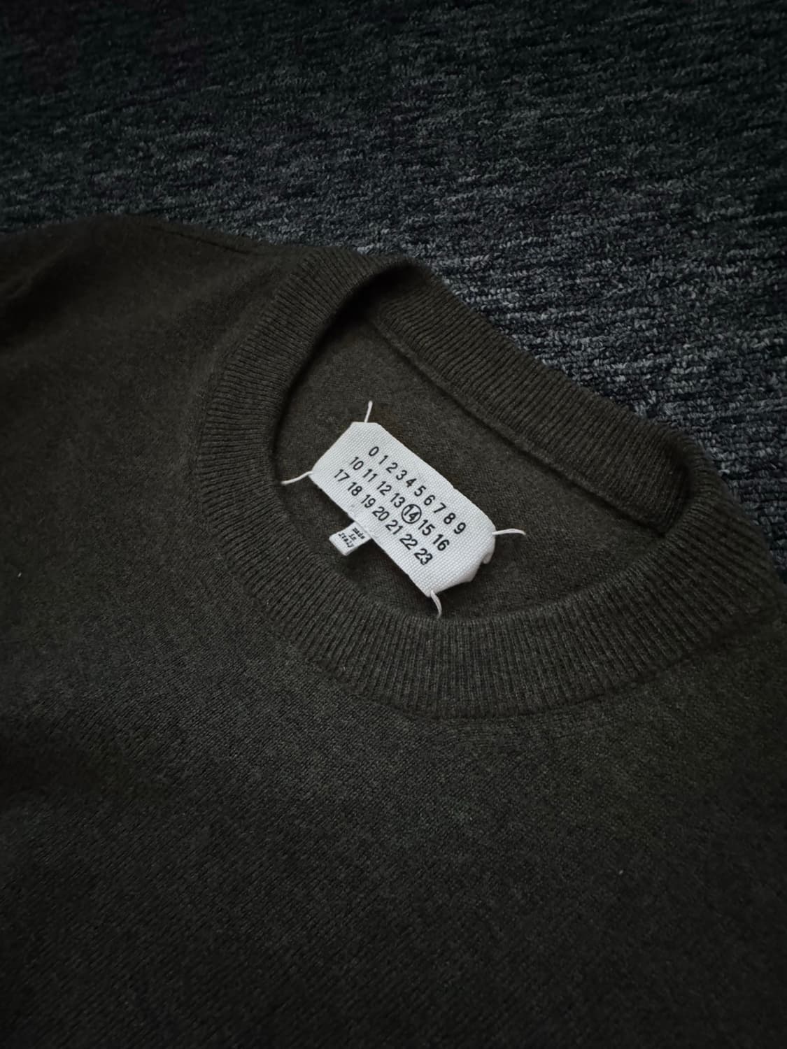 메종 마르지엘라 앨보패치 라나울 니트 상품이미지1