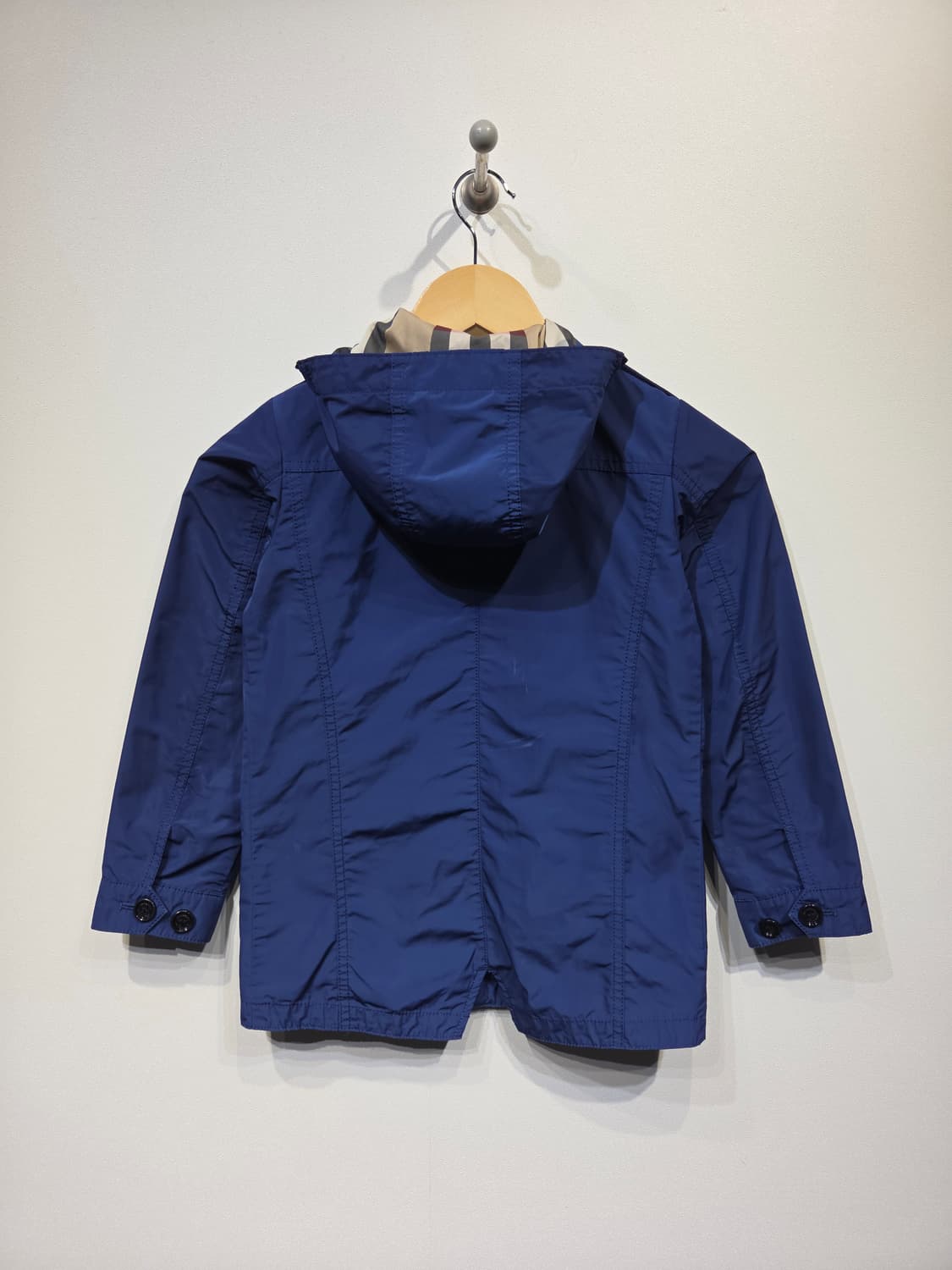 버버리 칠드런 네이비 후드 바람막이 자켓 상품이미지5