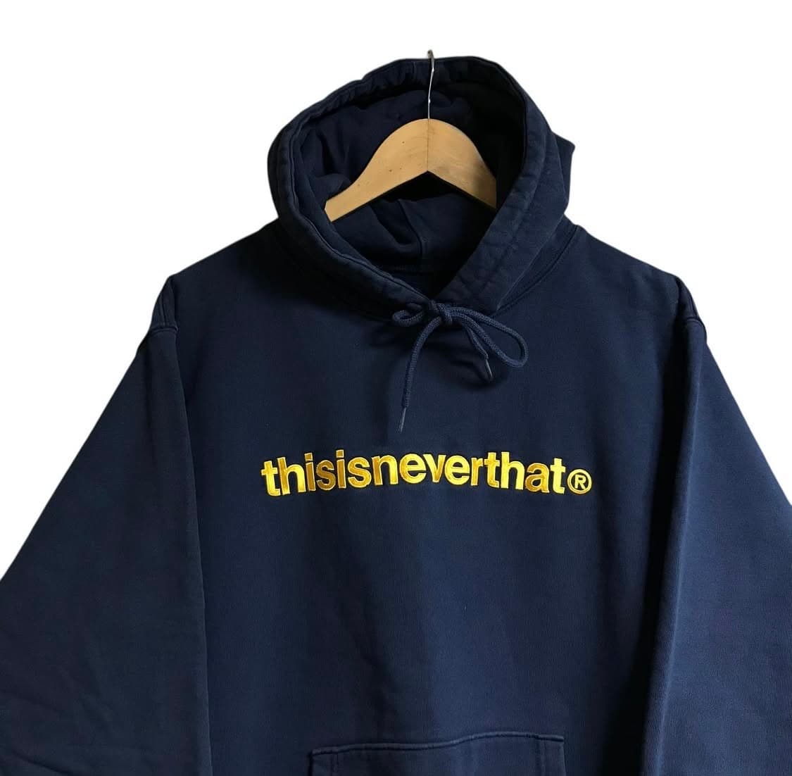 디스이즈네버댓 빅로고 후드티 택다 있습니다 상품이미지1