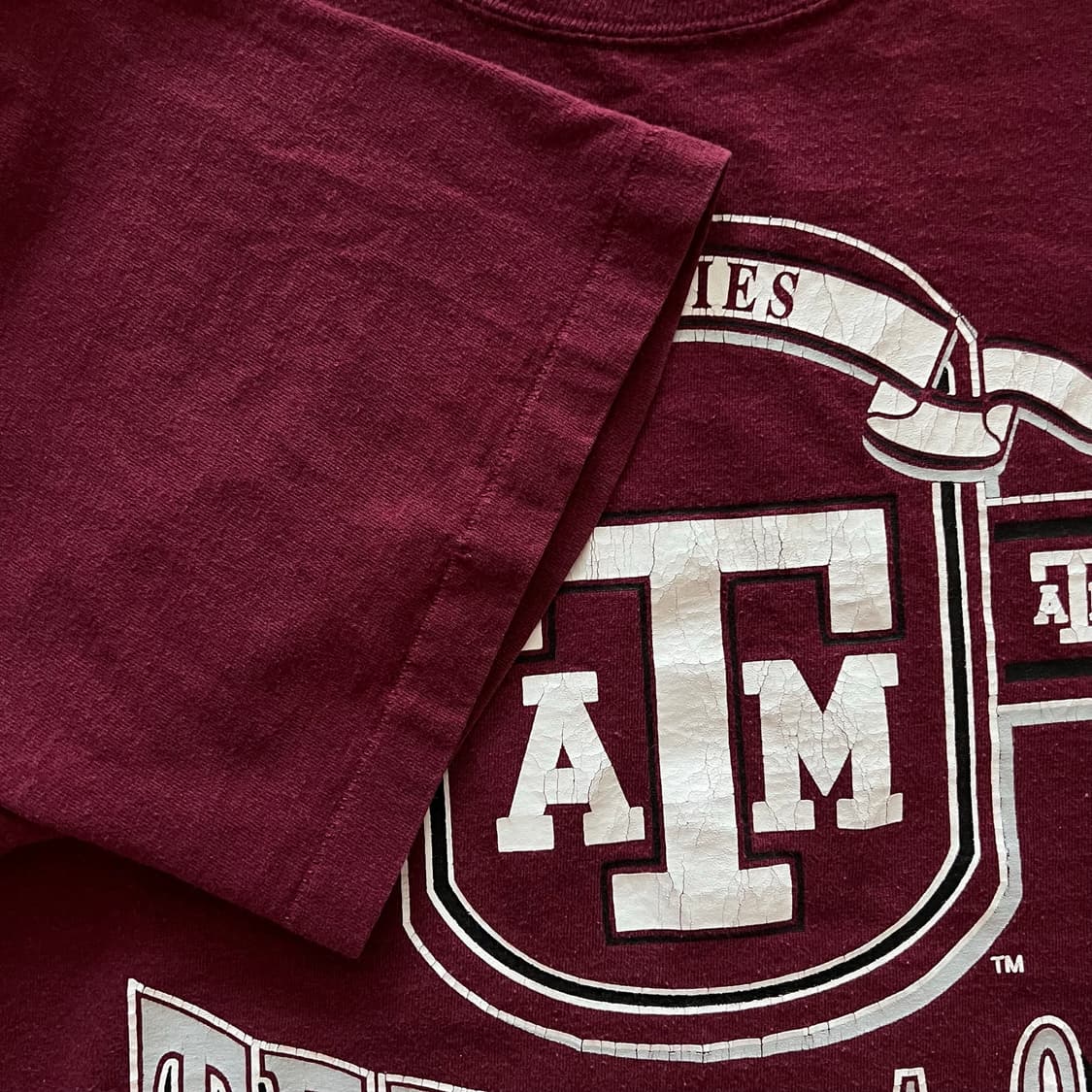 [XL] 미국 빈티지 싱글스티치 텍사스 AGGIES 티셔츠 상품이미지3