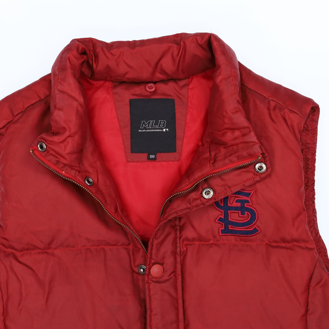 [100] MLB 세인트루이스 카디널스 로고 패딩 조끼 1208J1 상품이미지3