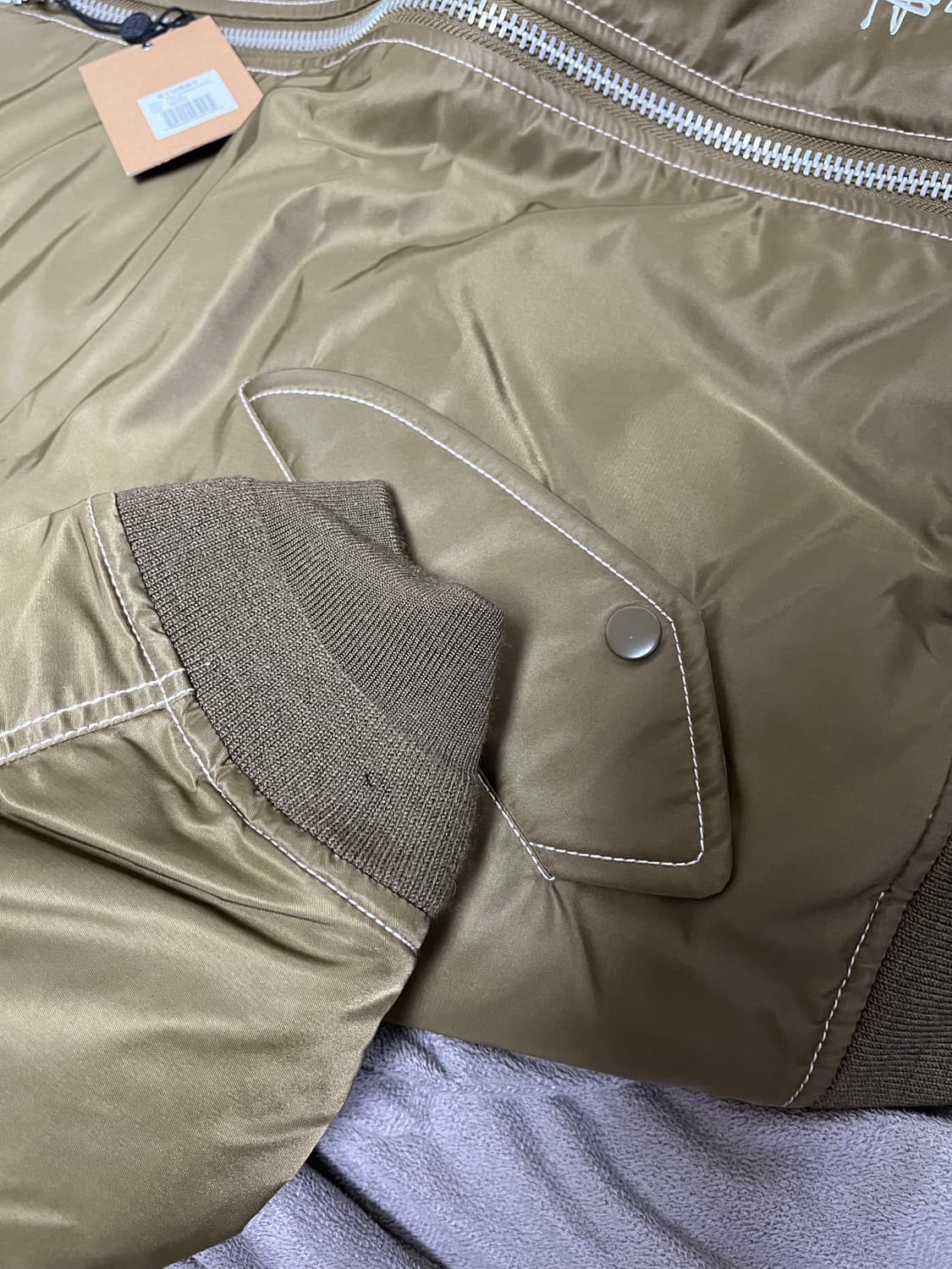 [M] 스투시 빌트 리버시블 봄버 브라운 새상품 상품이미지7