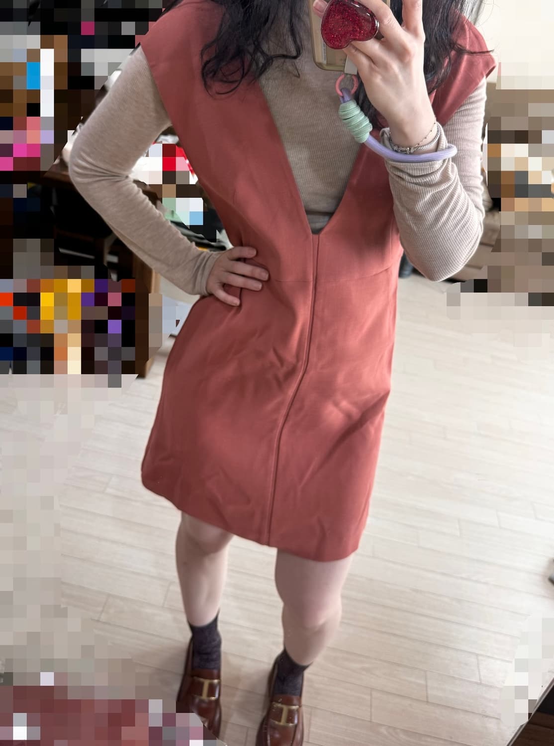 마른55 55반 텍달린 새상품 질스튜어트 정가46만 원피스 산드로 마쥬 상품이미지3