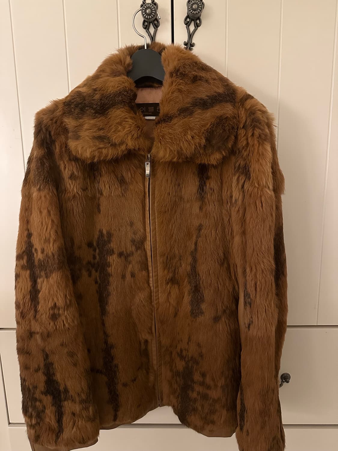 Hiverreine 래빗퍼 양가죽 퍼자켓 모피 자켓 퍼코트 상품이미지1