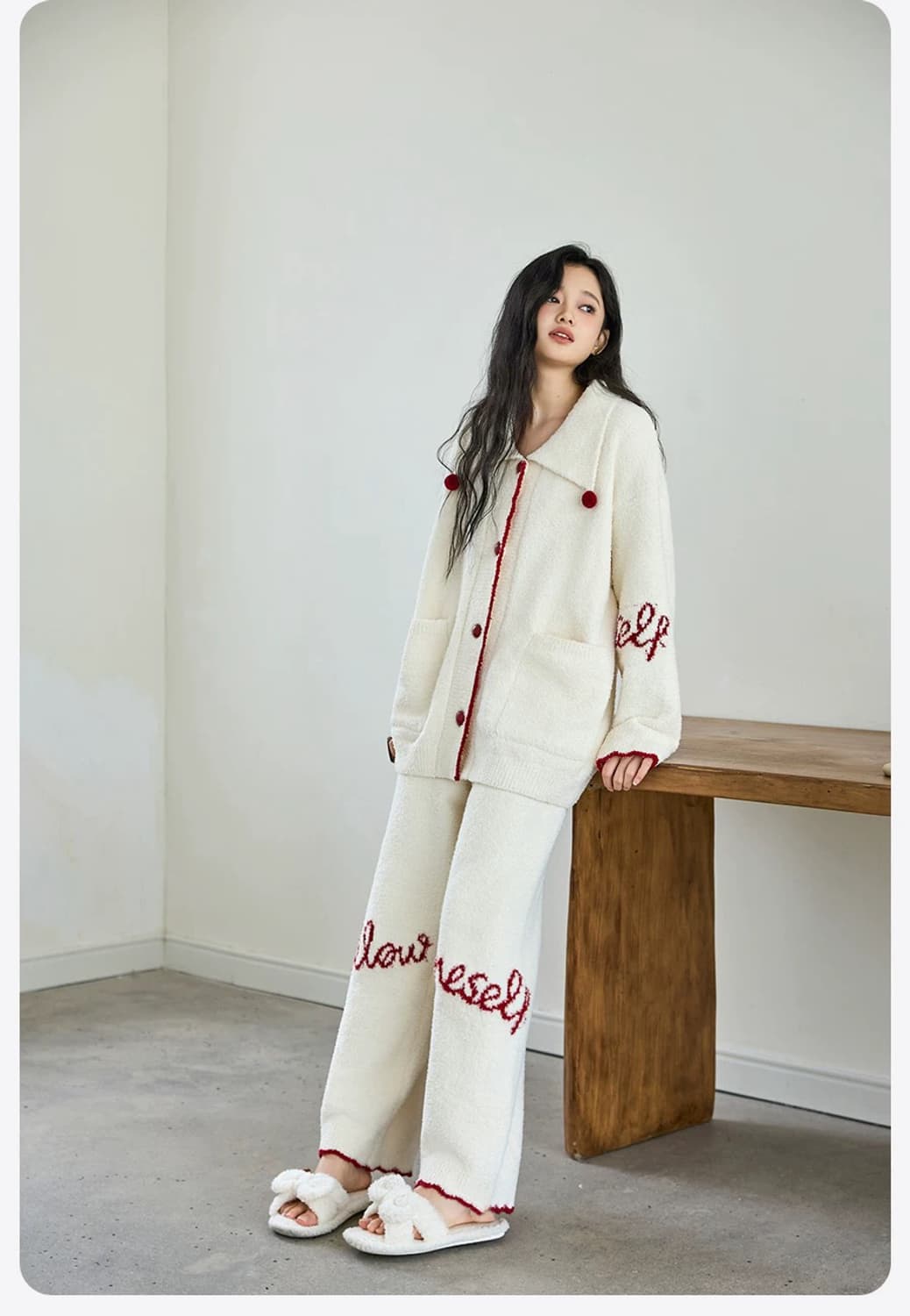 누아젤 마시멜로 무드 수면 파자마 세트 상품이미지4