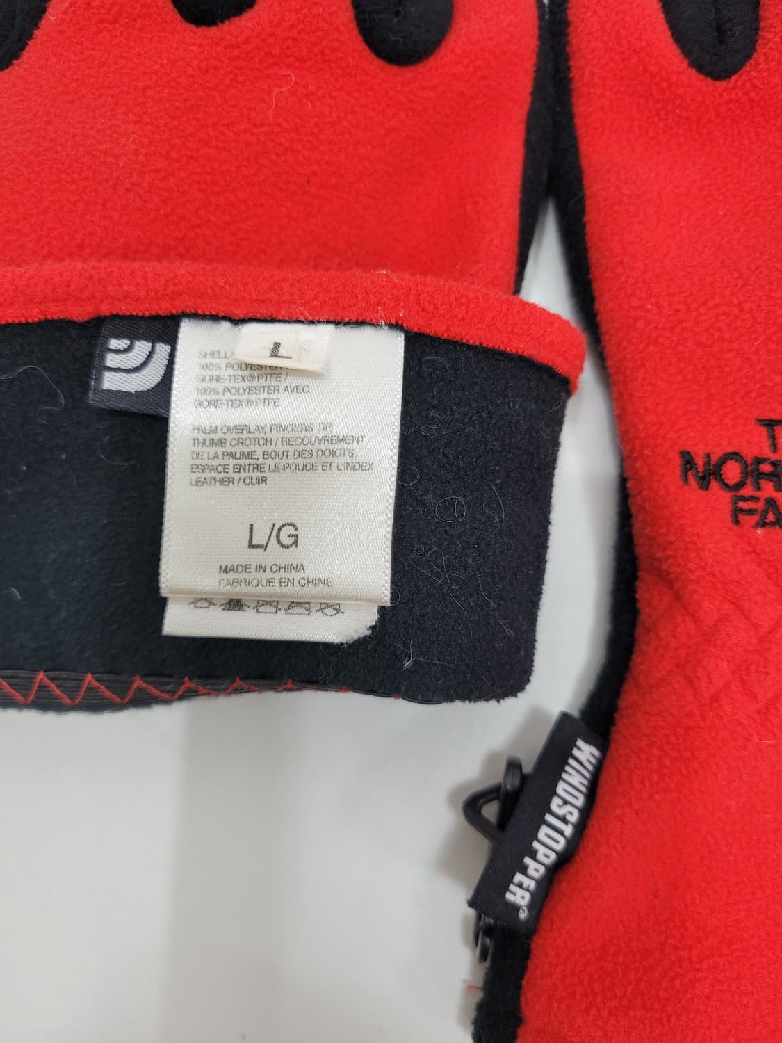 노스페이스 윈드스토퍼 플리스 방한 장갑 / 남 L
 상품이미지5