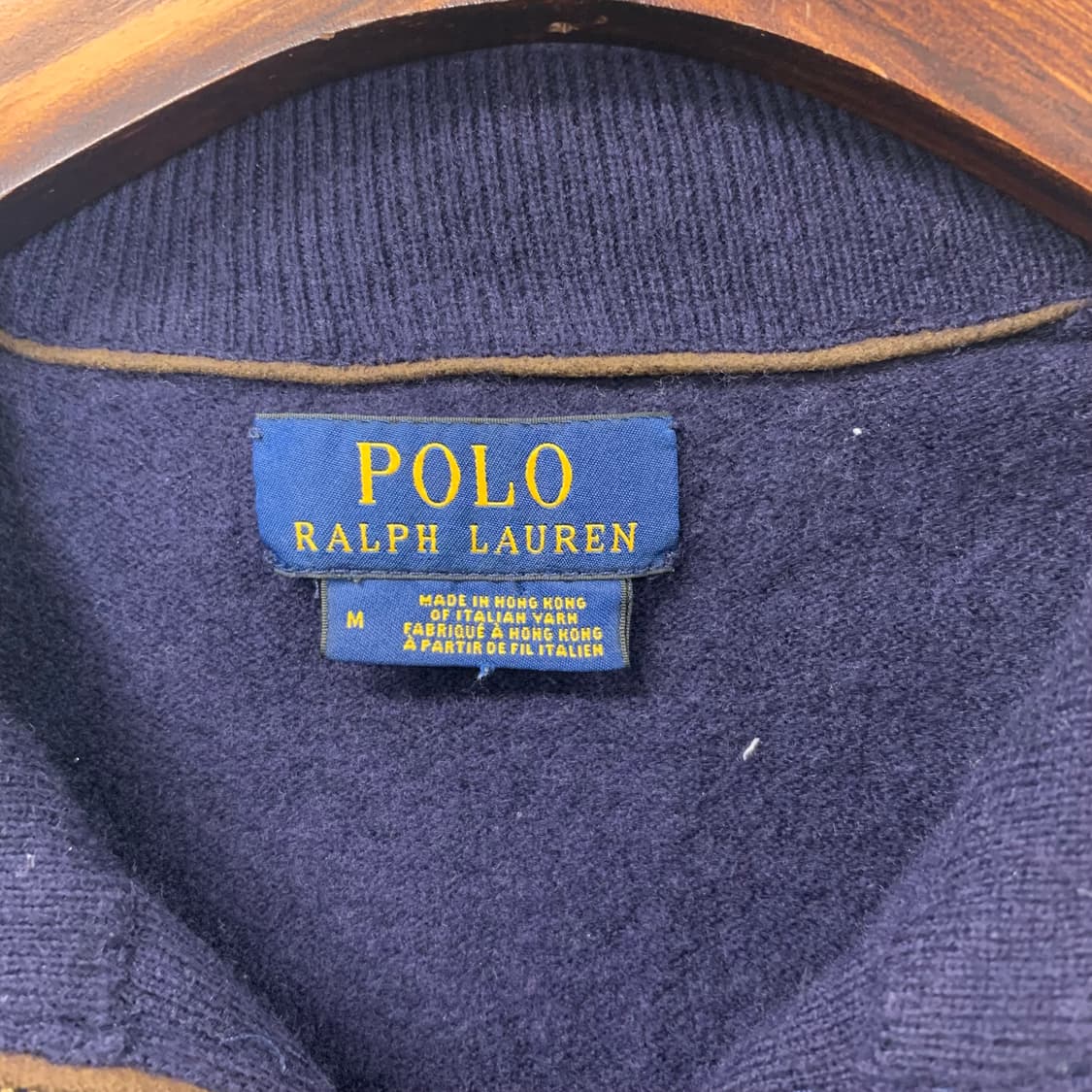 폴로 랄프로렌 신형 네이비 투웨이 니트 집업 상품이미지5