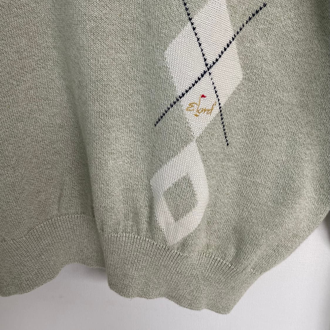 엘로드 골프 브이넥 니트 100 상품이미지2