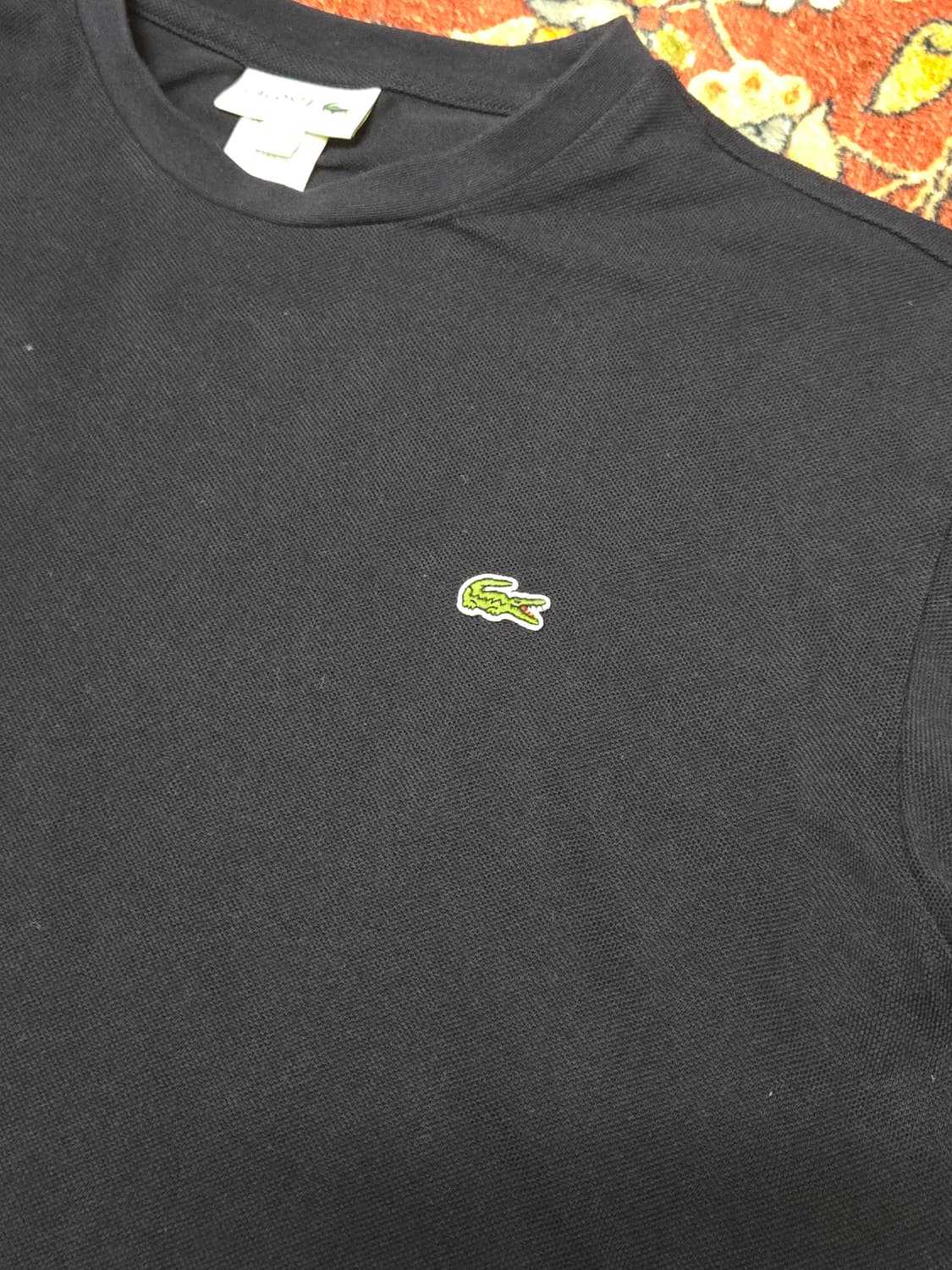 라코스테 프렌치 피케 반팔 티셔츠 네이비 (US L) 상품이미지3