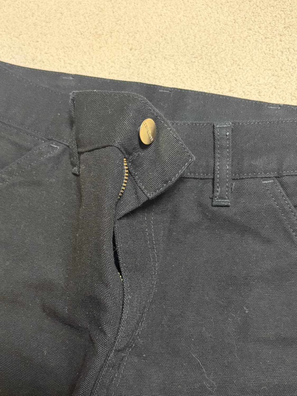 칼하트 더블 니 팬츠 블랙 28x32 상품이미지4