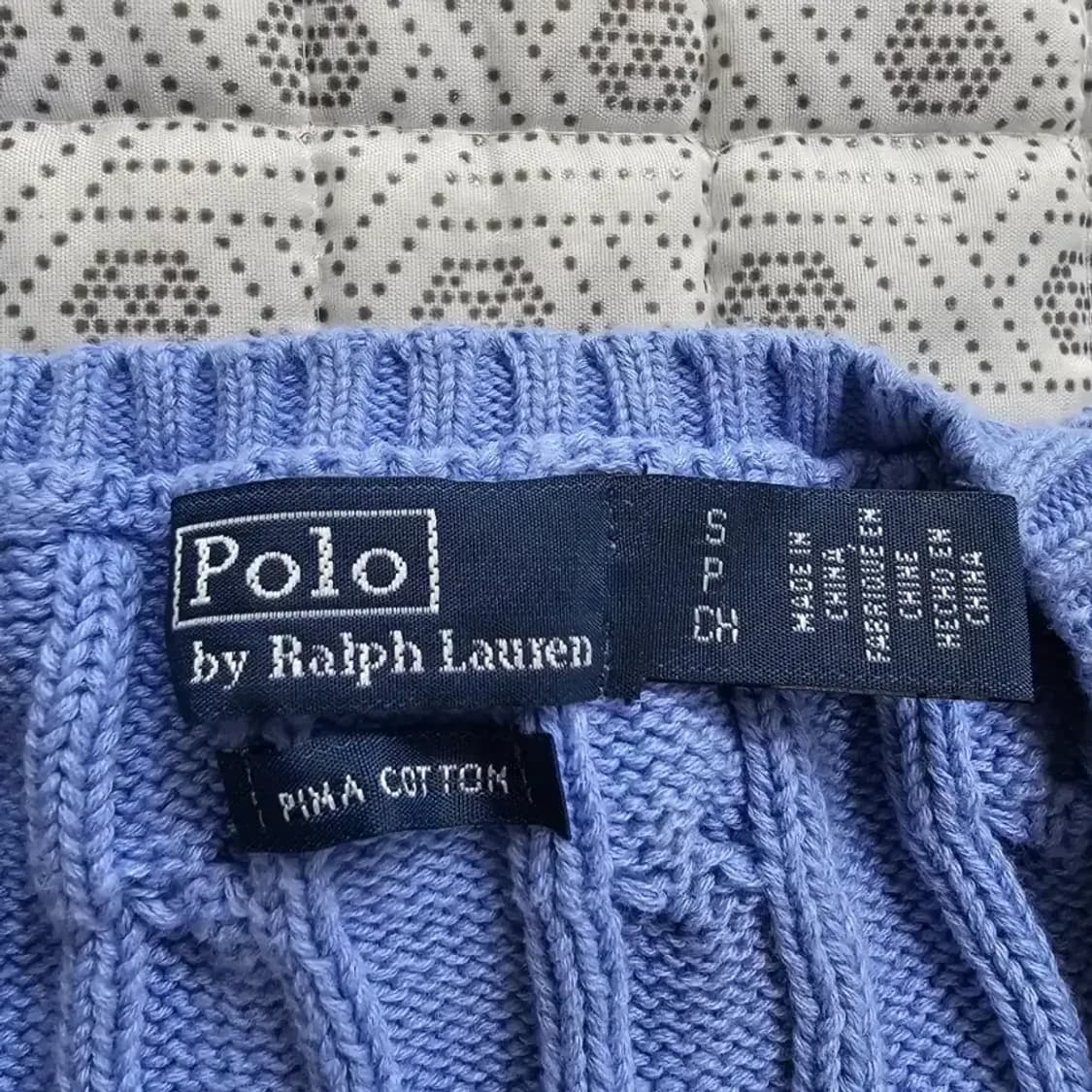 폴로 랄프로렌 브이넥 케이블 니트 ~55 상품이미지5