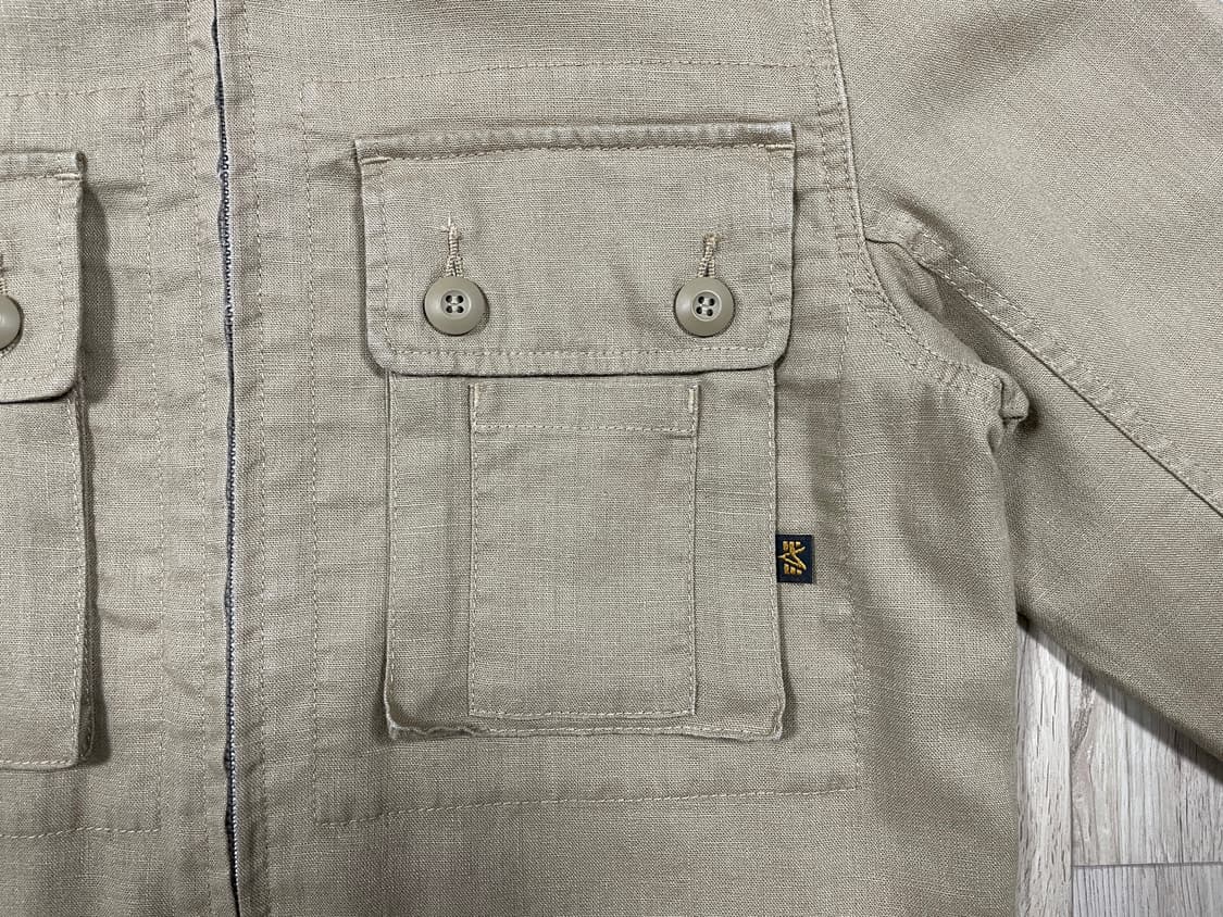95) 알파 인더스트리 미군 BDU 린넨 후드자켓 상품이미지6