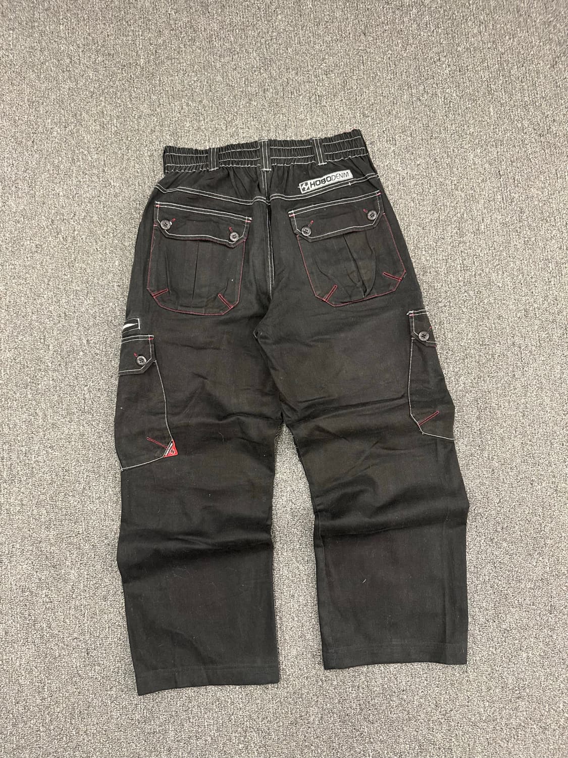M)HOBO Denim 빈티지 카고 블랙 데님팬츠 상품이미지7