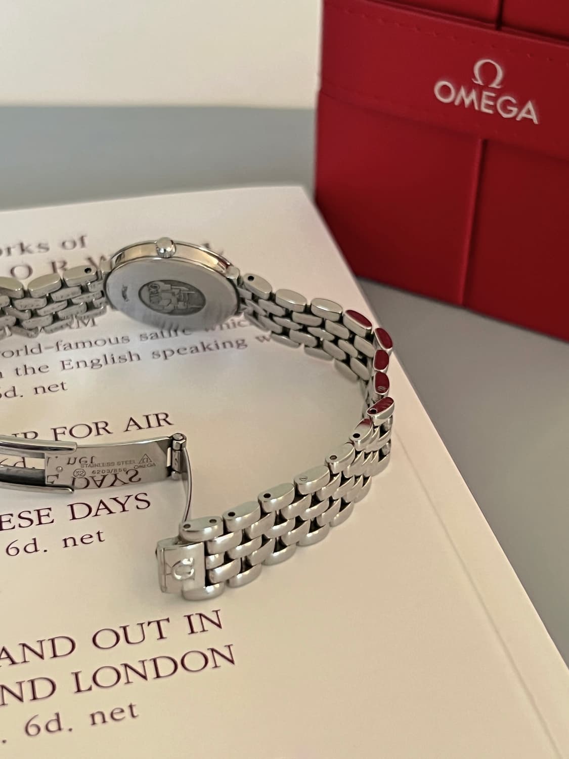 OMEGA 오메가 드빌 프레스티지 실버 여성 시계 상품이미지8