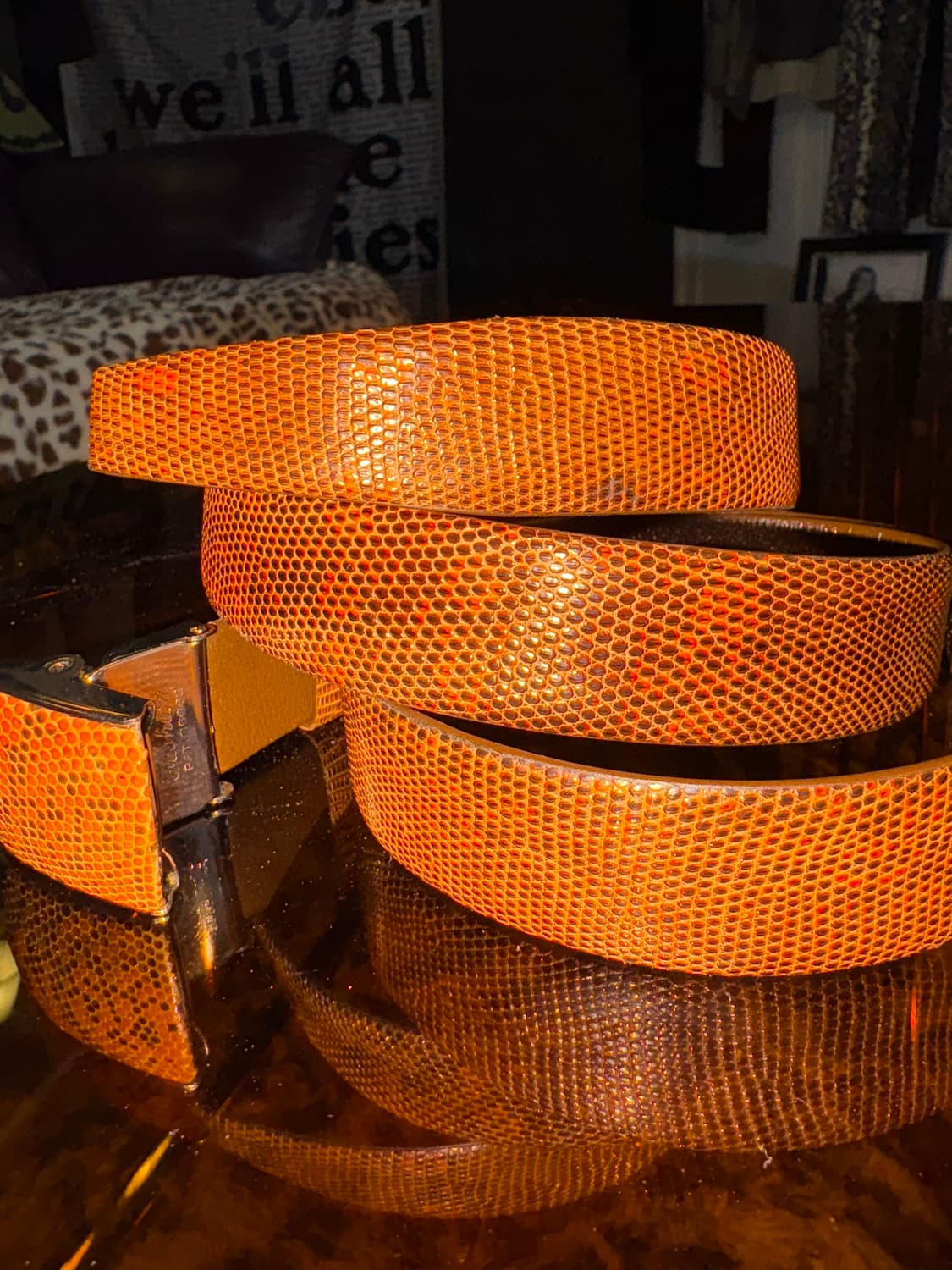 LINGLIZARD mizo brown belt 상품이미지3