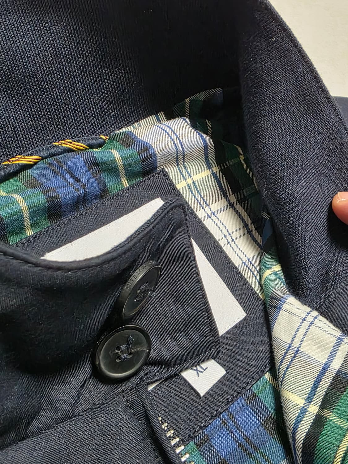 브룩스 브라더스 네이비 블루종 자켓 Xl 110 상품이미지3