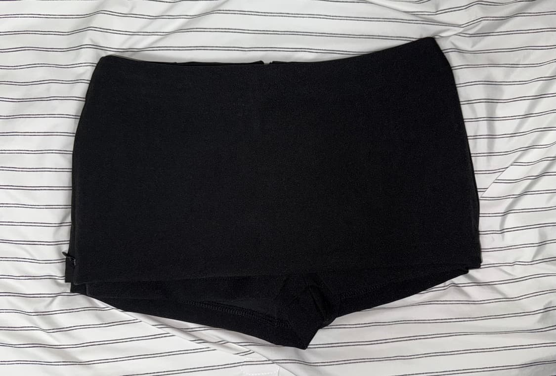 타오바오 블랙 미니스커트 마이크로미니 상품이미지4