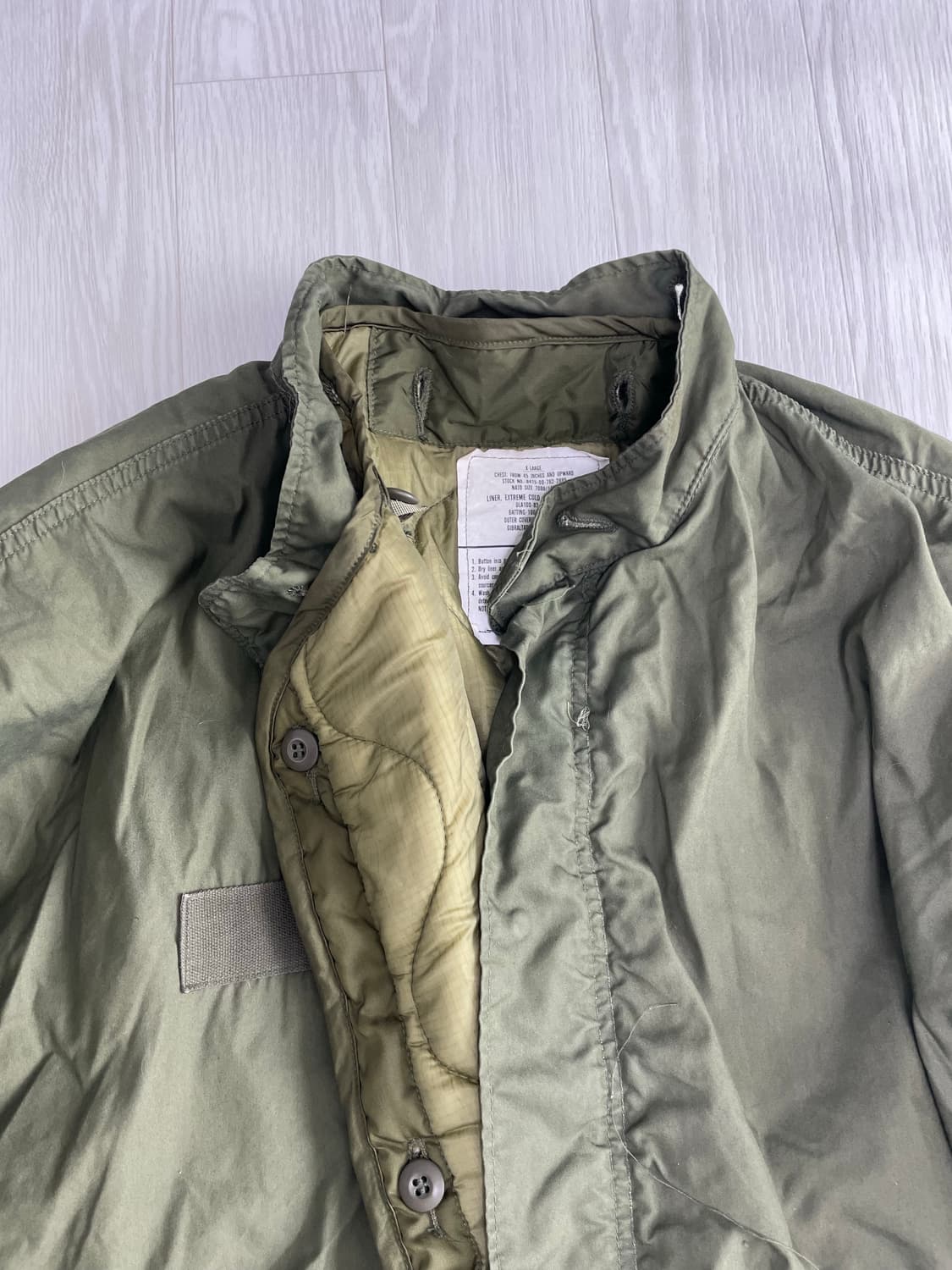 m65 피쉬테일 og 오리지널 x large 민트급 상품이미지2