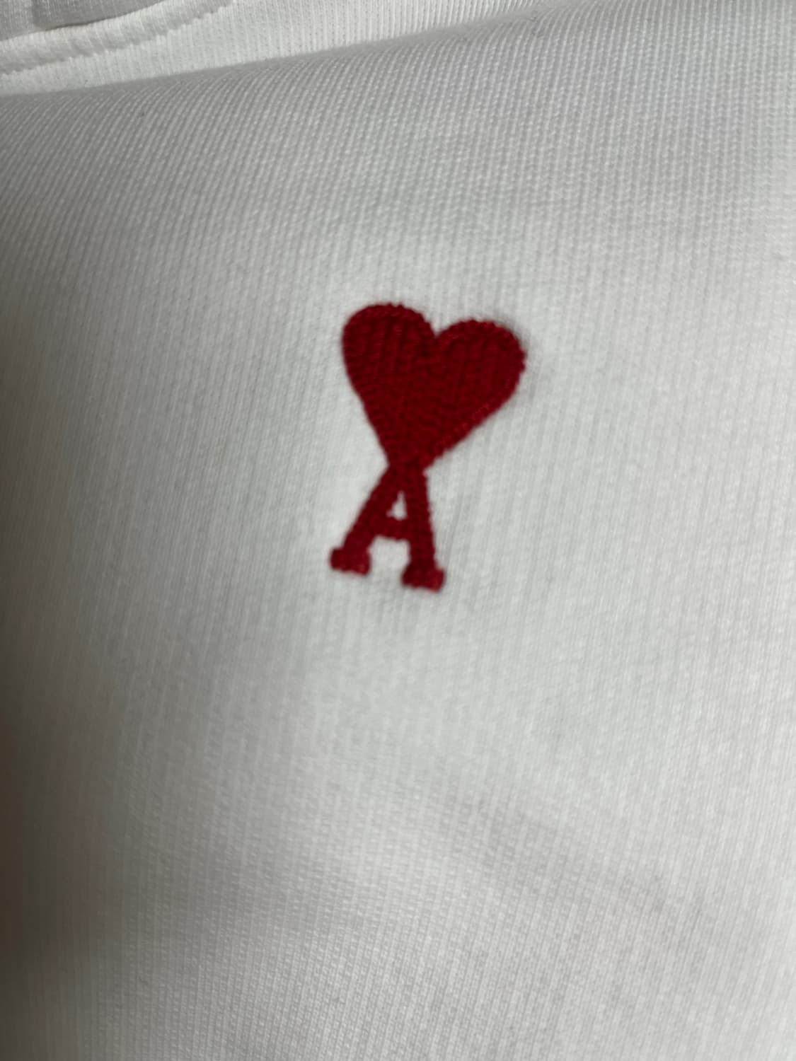 아미 화이트 하트 로고 후드티 상품이미지4