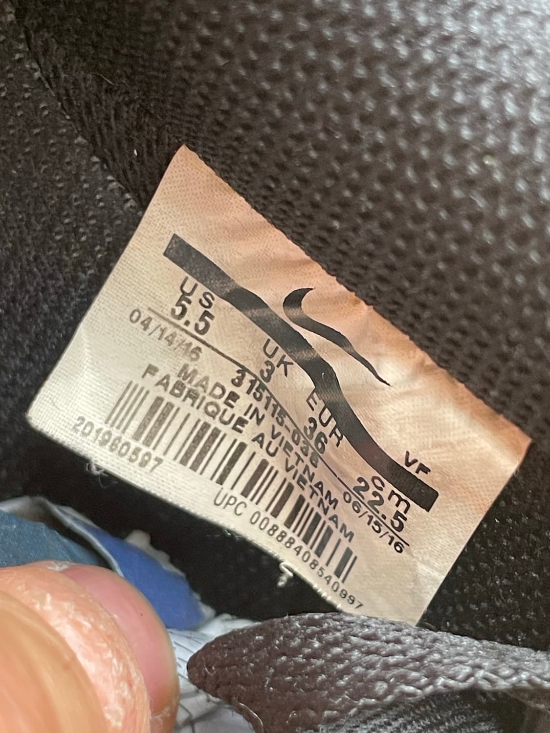 나이키 우먼 에어포스 블랙 225 상품이미지9