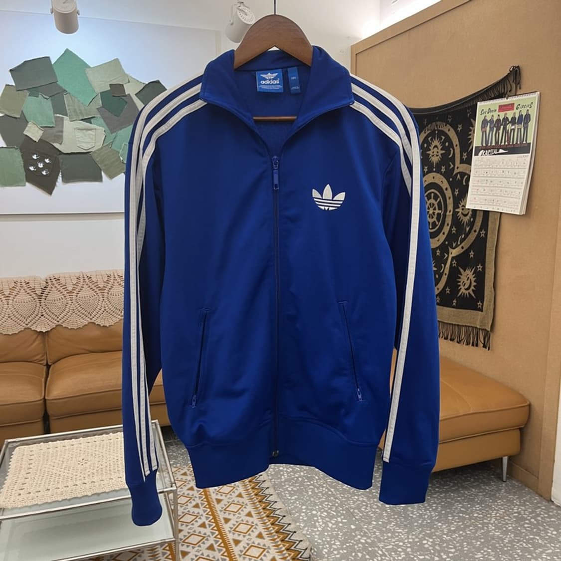 아디다스 레트로 00's 파이어버드 딥블루 져지 집업 85 C11095 상품이미지3