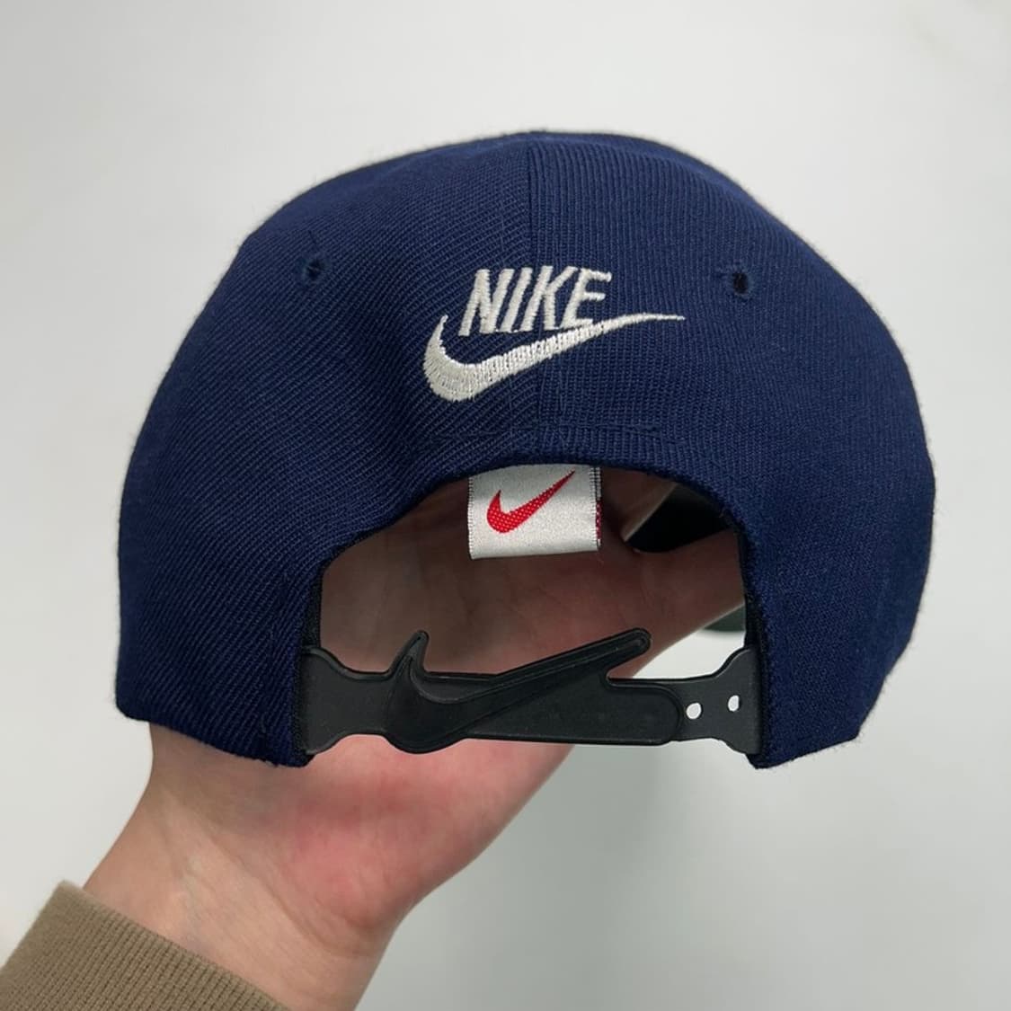 나이키 90s 빈티지 올드스쿨 스우시 볼캡 네이비 상품이미지7