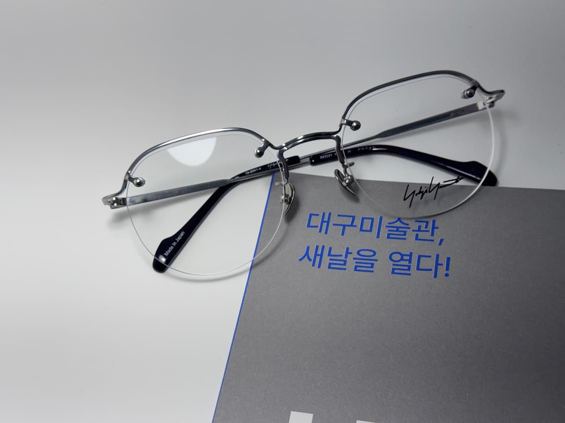 요지 야마모토 림리스 반무테 안경 0052 상품이미지2