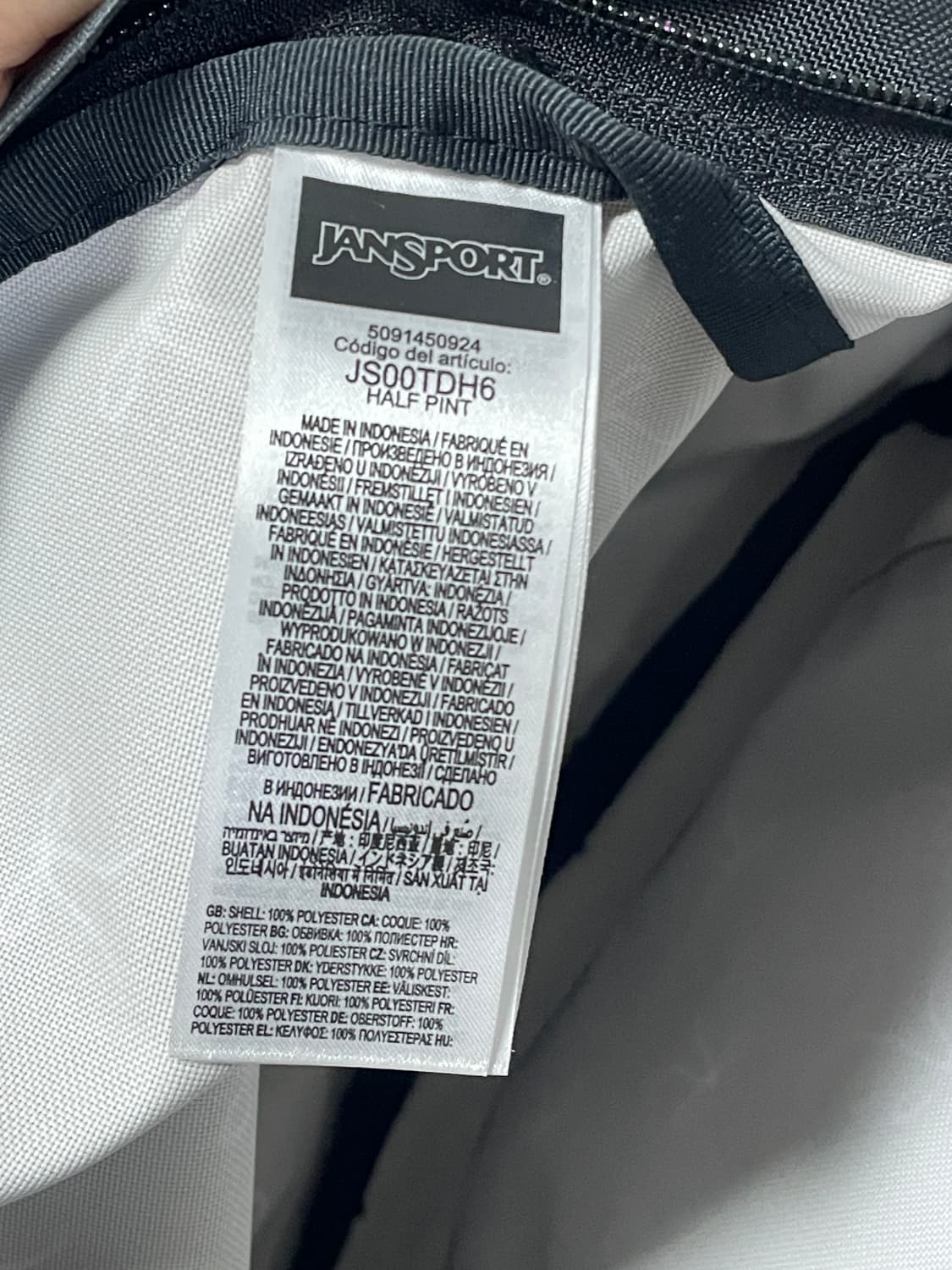 잔스포츠 하프 파인트 미니 백팩 핑크 리본 배드 바우 상품이미지4