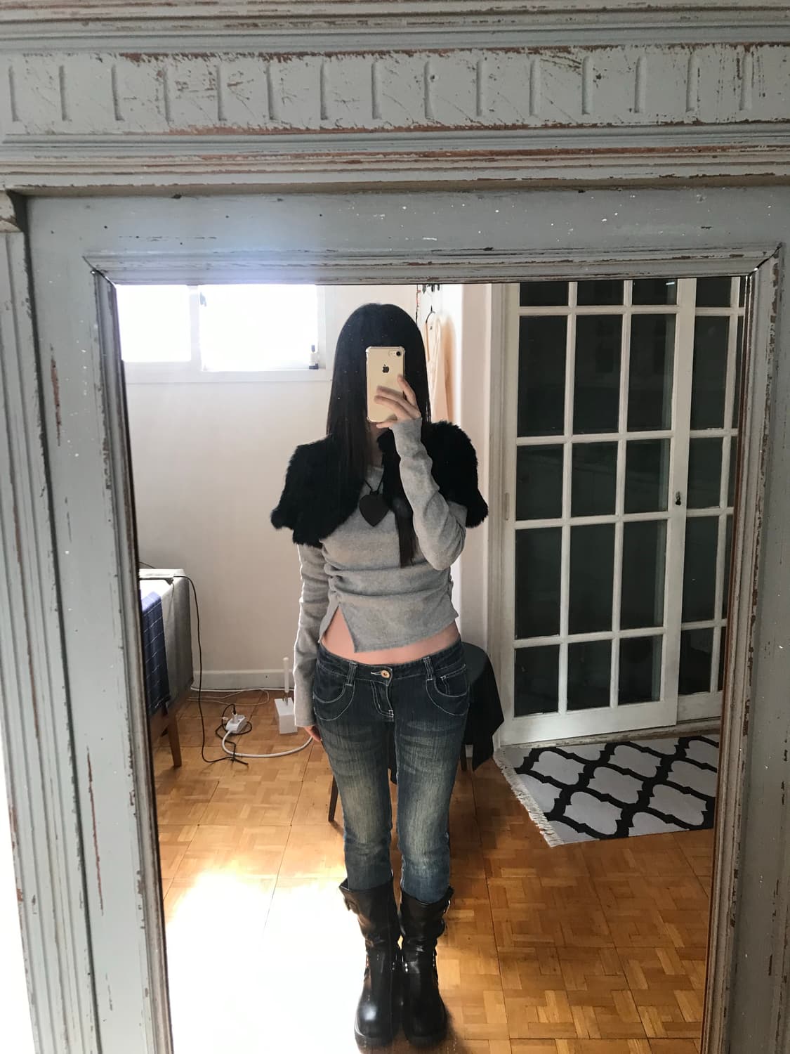 vintage denim capri pants 상품이미지6