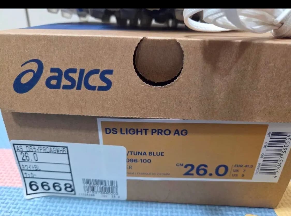 아식스 DS 라이트 프로 AG 흰파 + 매직레이스 2.0 상품이미지6