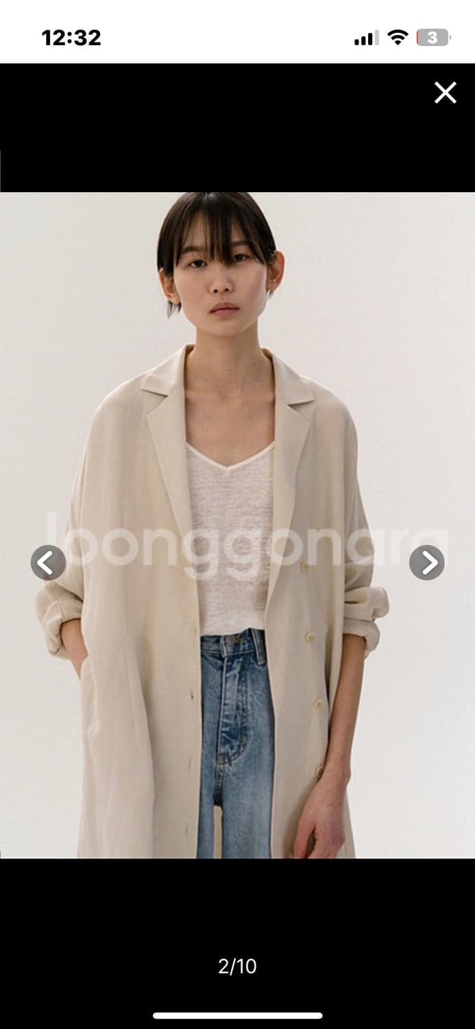 Moia 모이아 린넨 자켓 롱가디건 상품이미지2