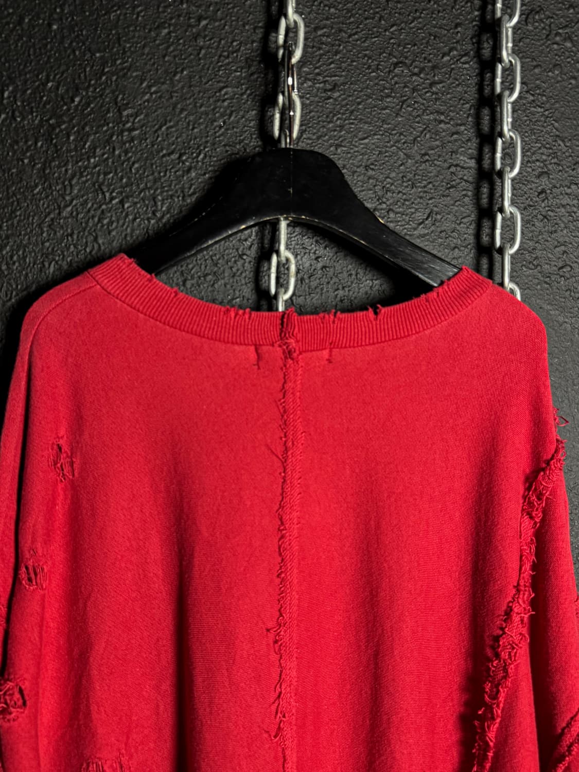 Distressed Red Sweat  상품이미지7